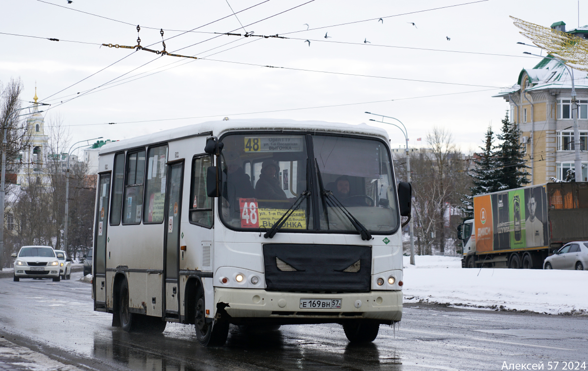 Орловская область, ПАЗ-320302-08 № Е 169 ВН 57