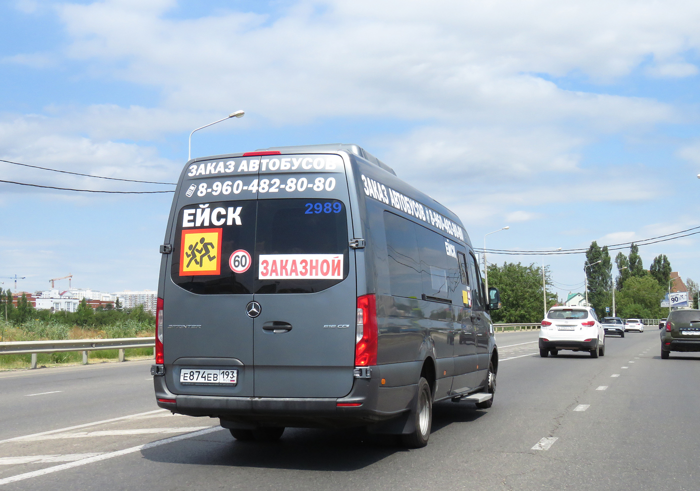 Краснодарский край, Луидор-223602 (MB Sprinter) № Е 874 ЕВ 193