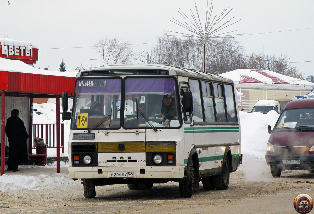 Нижегородская область, ПАЗ-32053 № У 244 ВУ 52