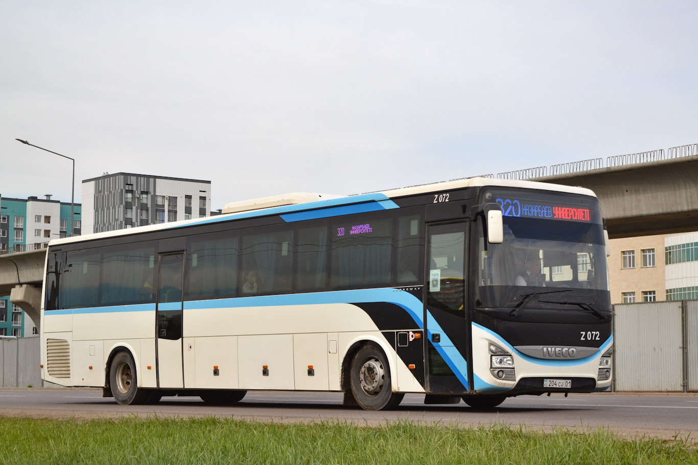 Астана, IVECO Crossway LINE 13M (СарыаркаАвтоПром) № Z072
