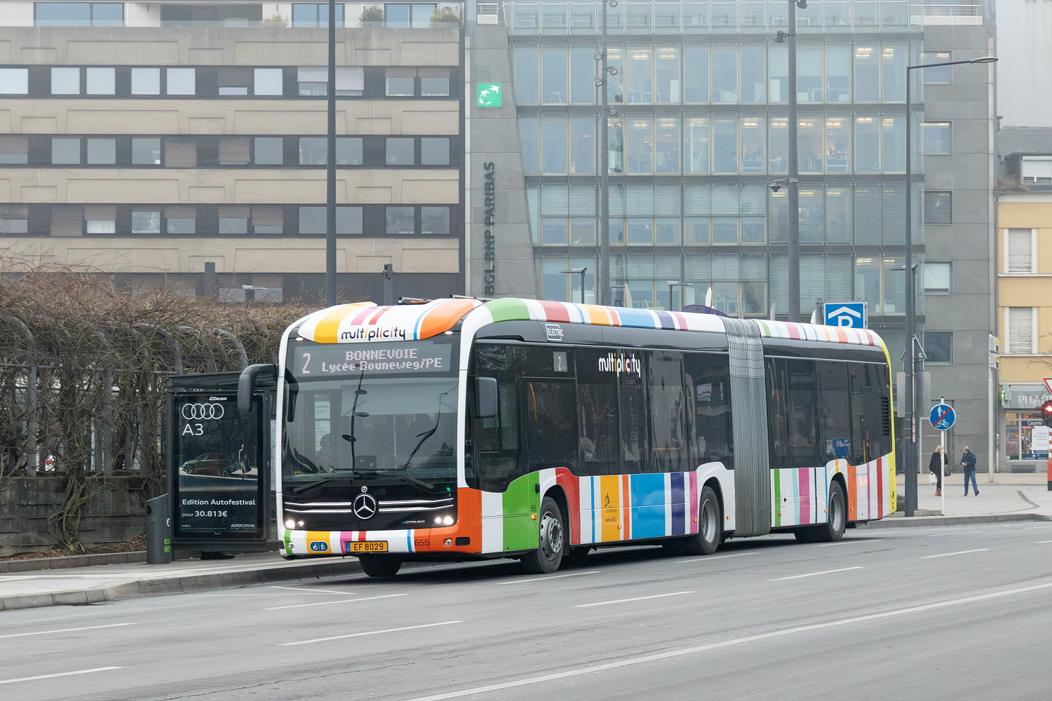 Люксембург, Mercedes-Benz eCitaro G № 655