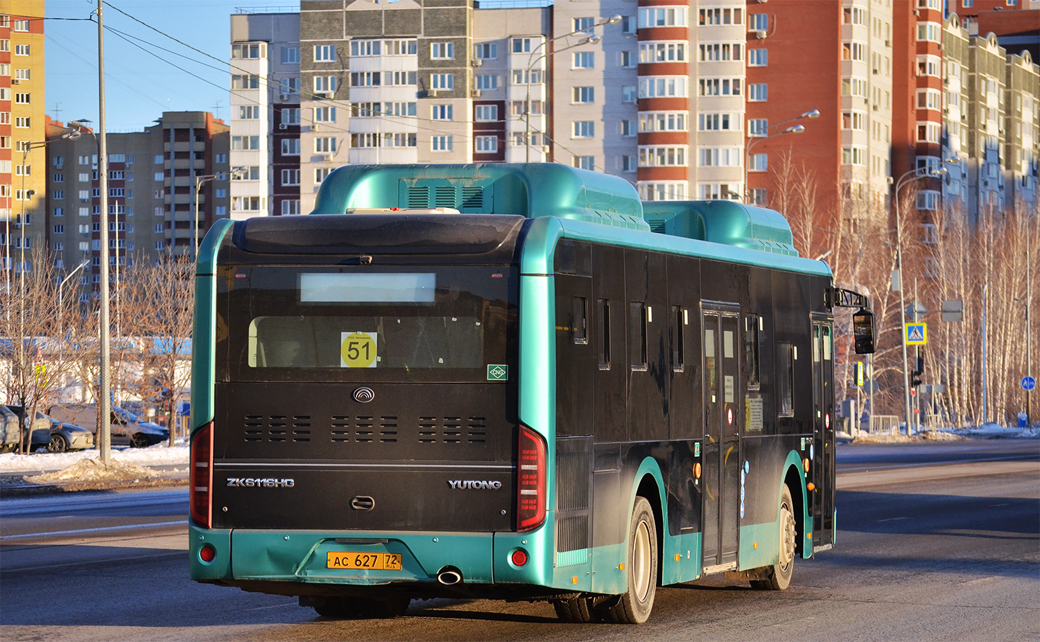Тюменская область, Yutong ZK6116HG № АС 627 72