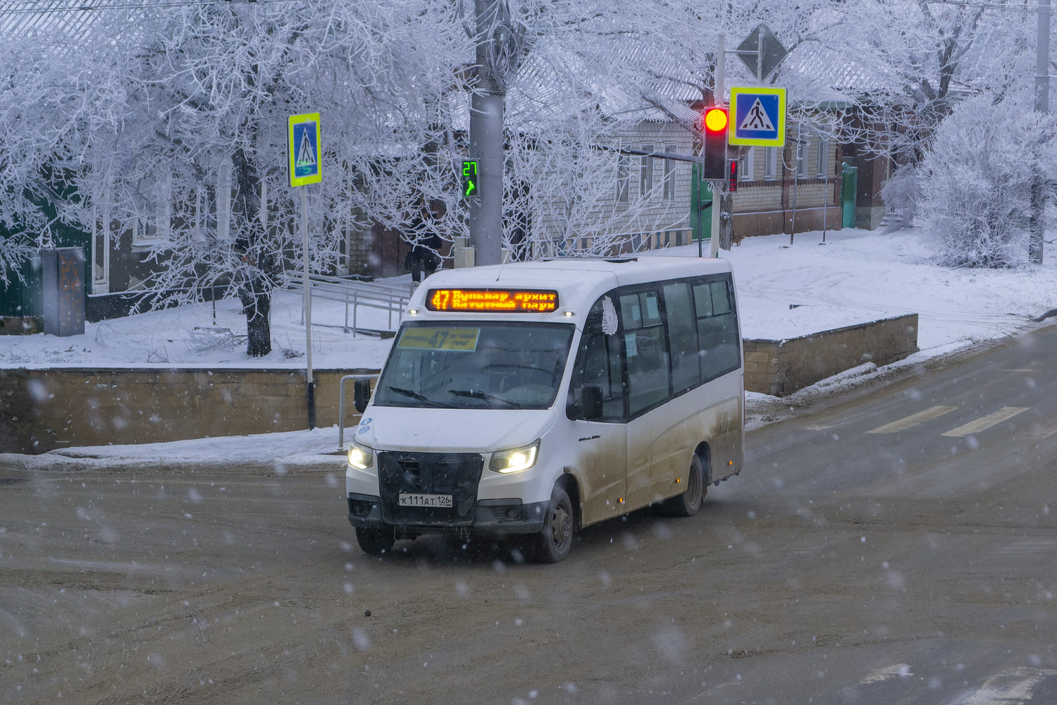 Ставропольский край, ГАЗ-A68R52 City № К 111 АТ 126