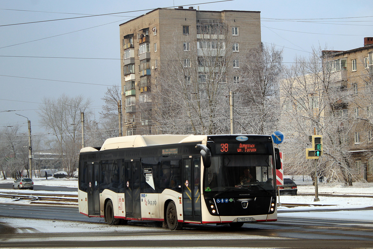 Вологодская область, НефАЗ-5299-40-57 (CNG) № К 755 УС 35