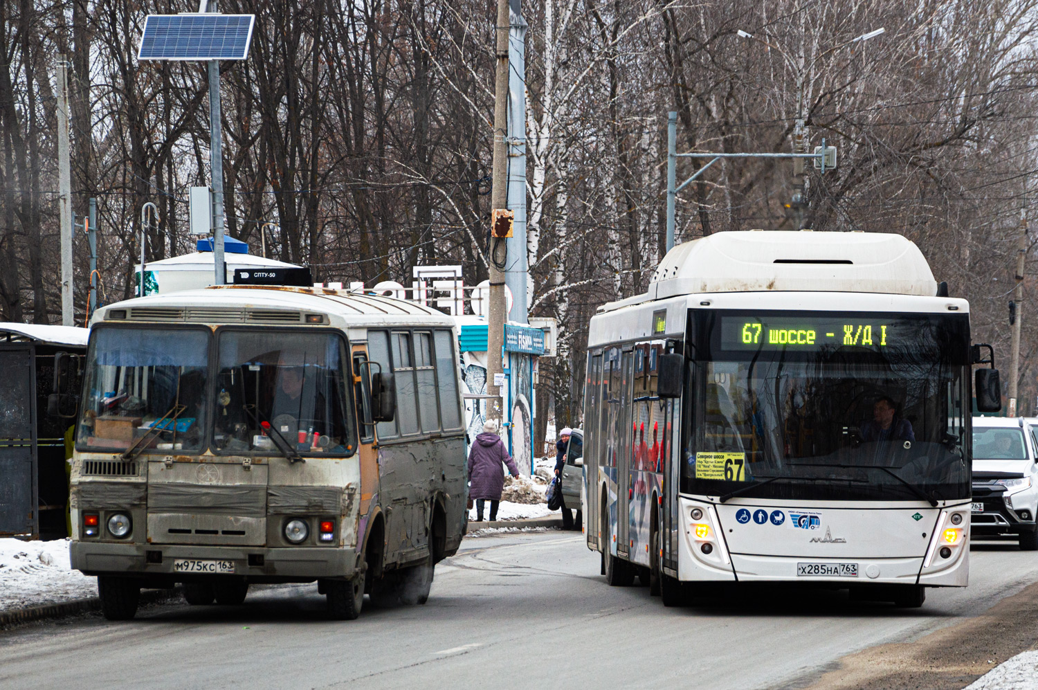 Самарская область, ПАЗ-32053 № М 975 КС 163; Самарская область, МАЗ-203.948 № 1413