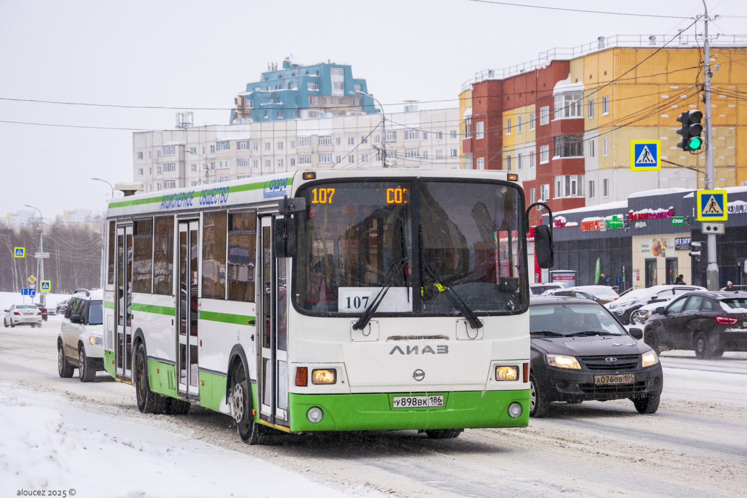 Ханты-Мансийский АО, ЛиАЗ-5293.60 № 1007