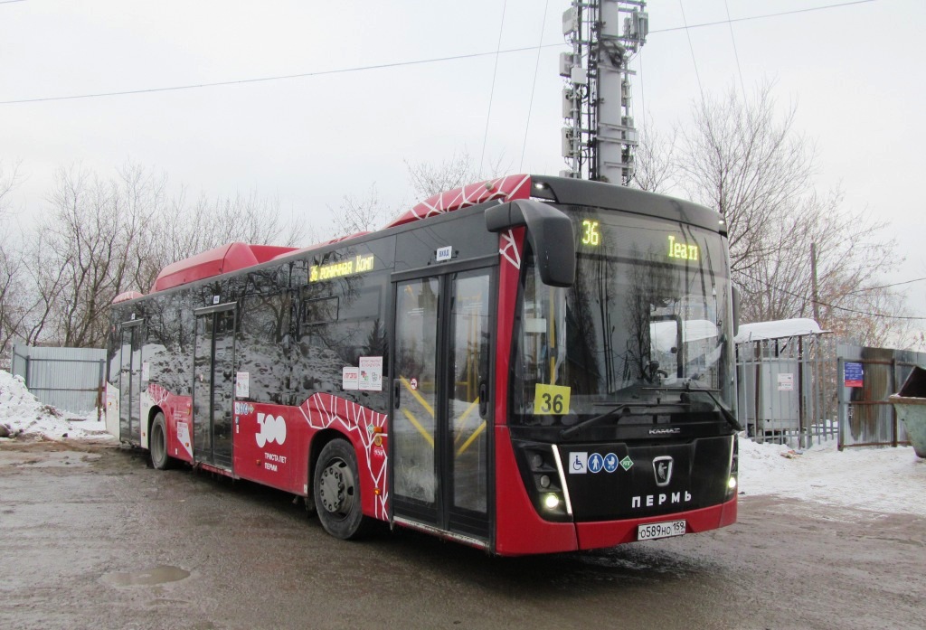 Пермский край, НефАЗ-5299-40-57 (CNG) № О 589 НО 159