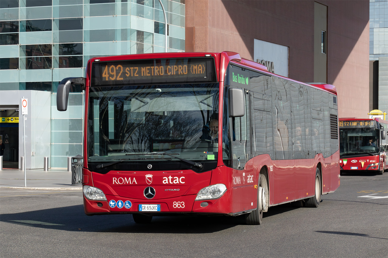 Италия, Mercedes-Benz Citaro C2 hybrid № 863