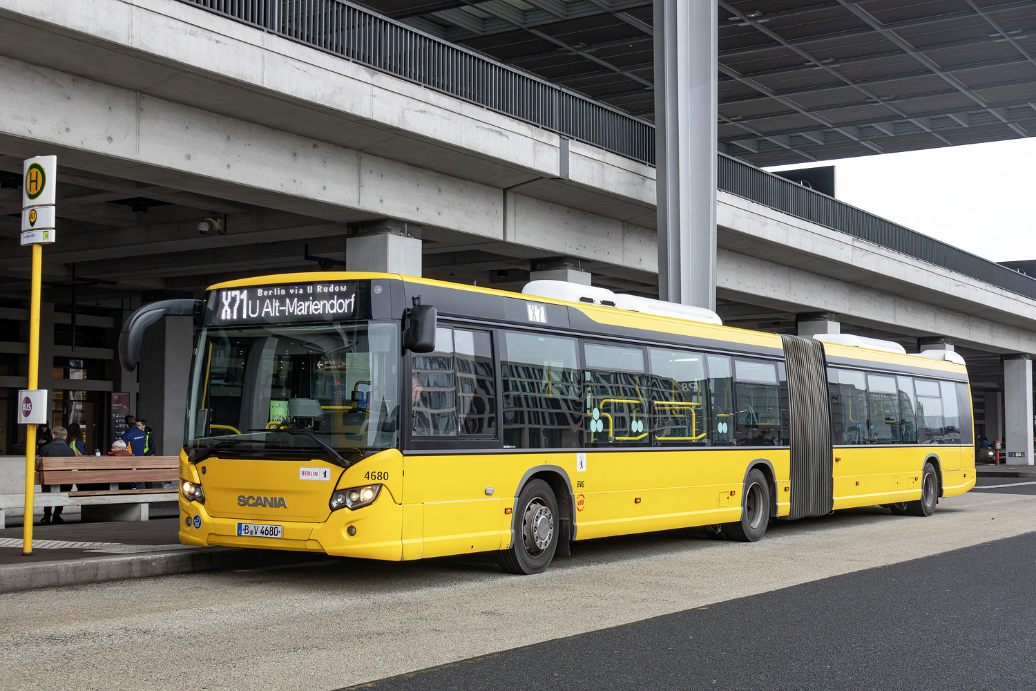 Берлин, Scania Citywide LFA № 4680