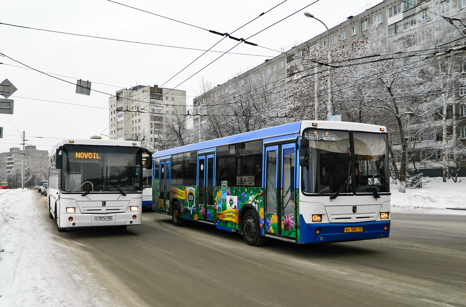 Башкортостан, НефАЗ-5299-10-13 № С 157 КТ 02; Башкортостан, НефАЗ-5299-20-32 № 0099