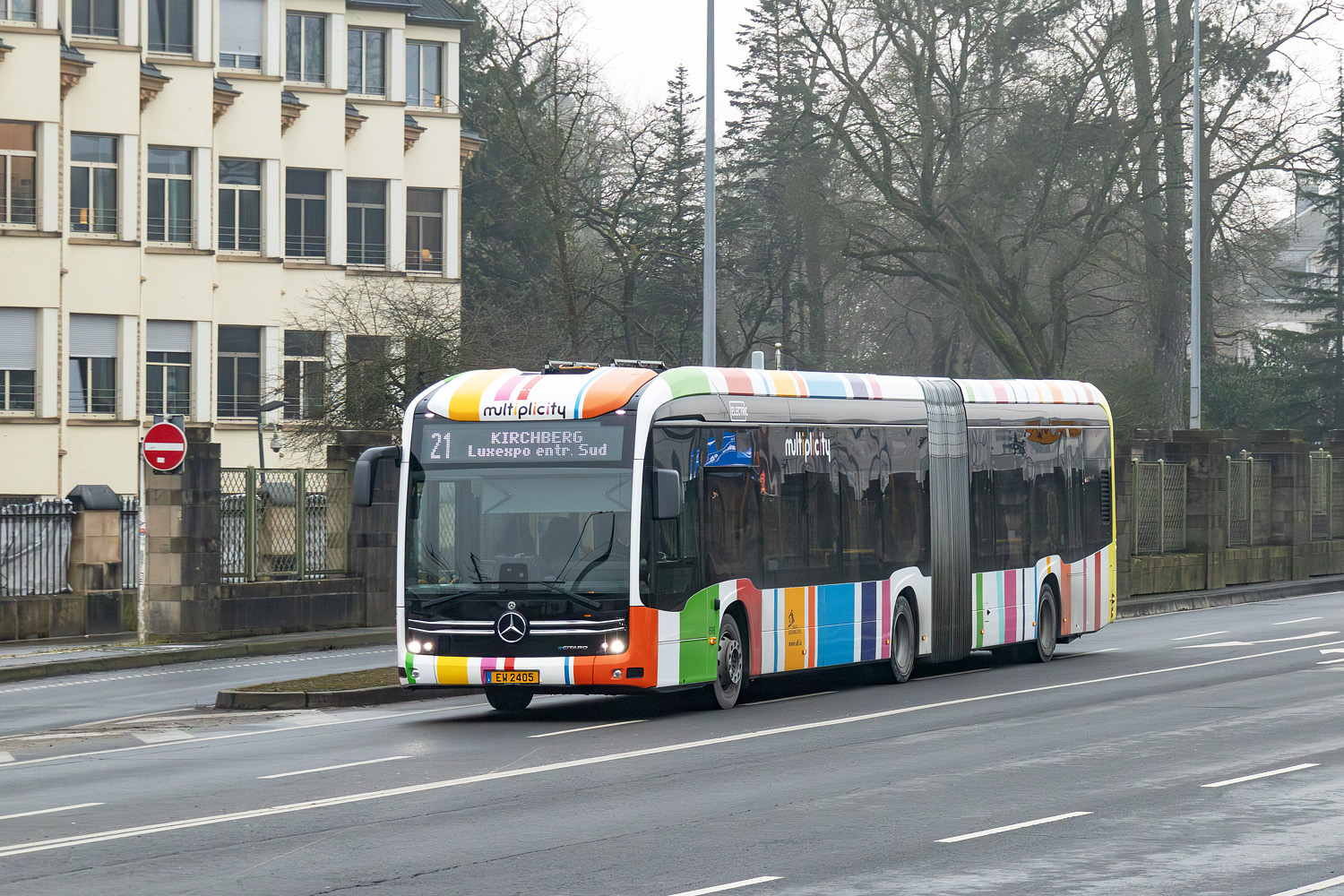 Люксембург, Mercedes-Benz eCitaro G № 696