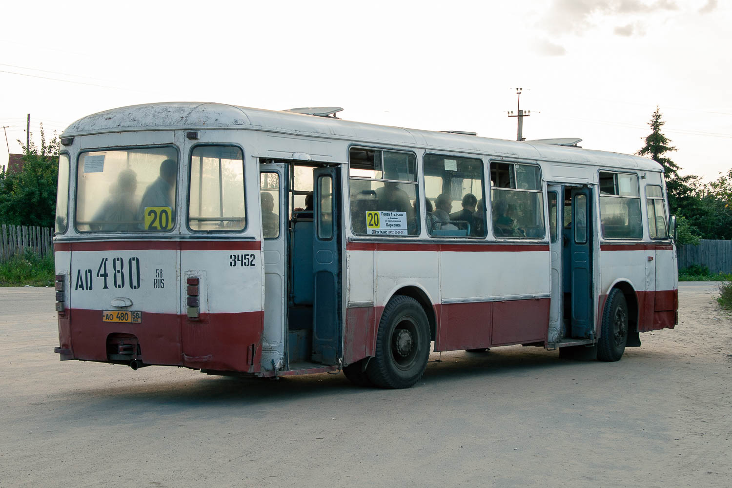 Пензенская область, ЛиАЗ-677М № 3452