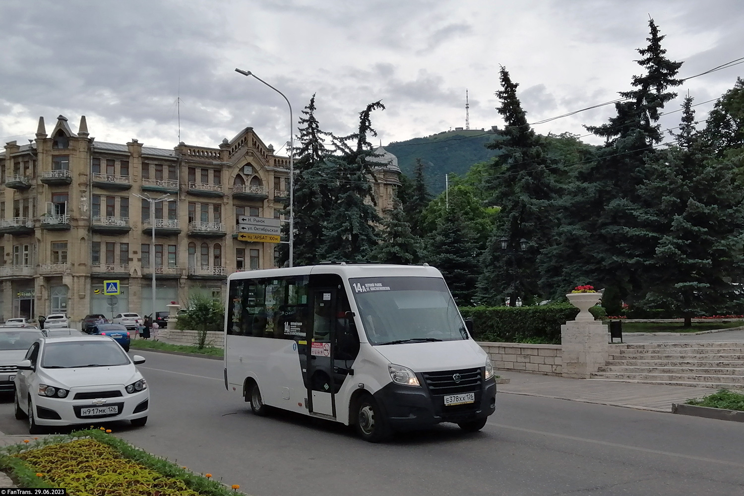 Ставропольский край, ГАЗ-A64R45 Next № Е 378 ХХ 126