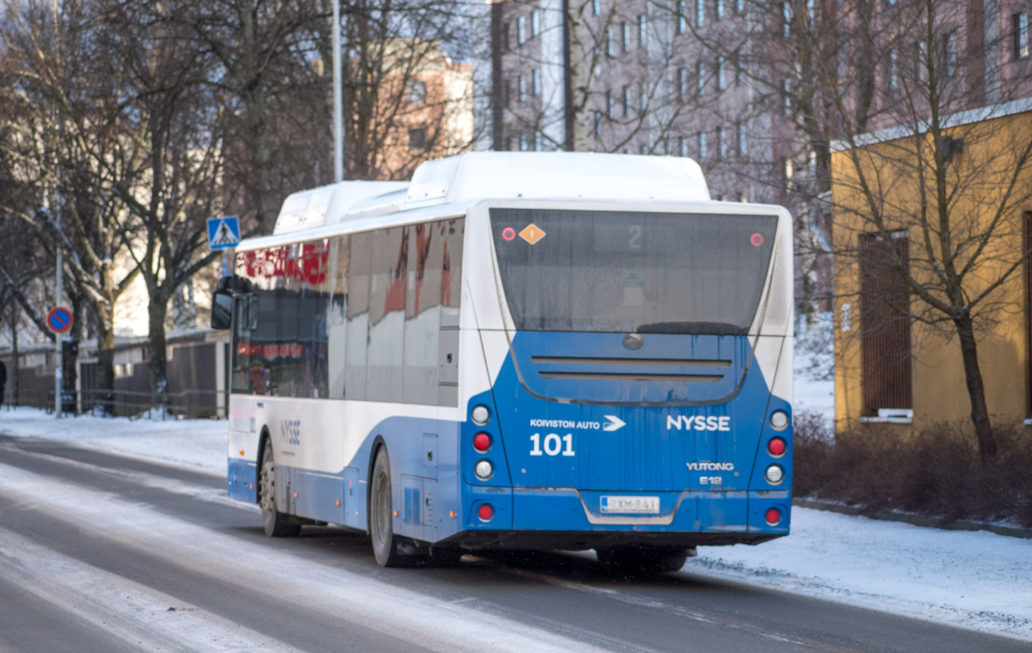 Финляндия, Yutong E12 (ZK6128BEVG) № 101 Финляндия, Yutong E12 (ZK6128BEVG) № 101