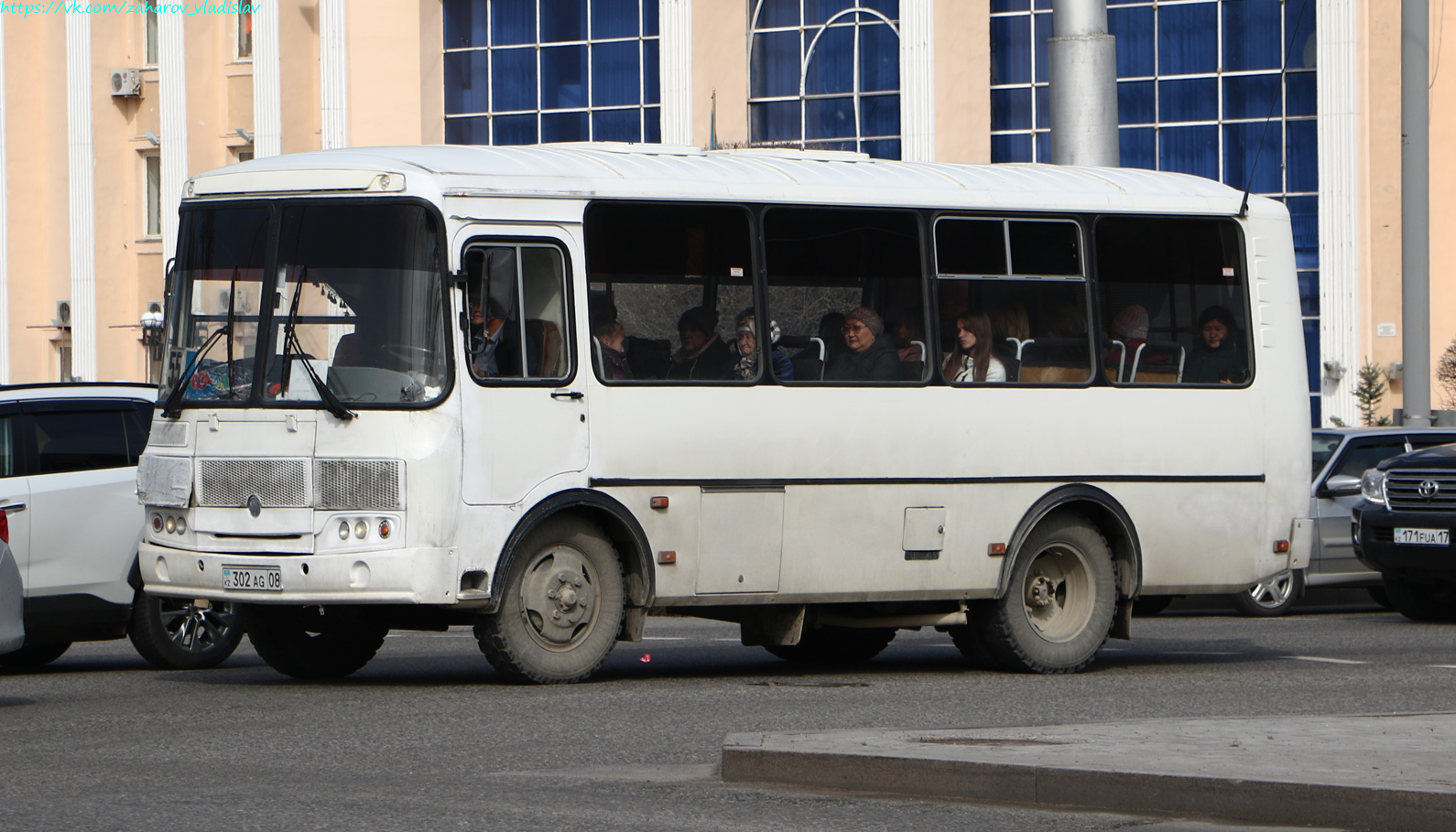 Жамбылская область, ПАЗ-32054 № 302 AG 08