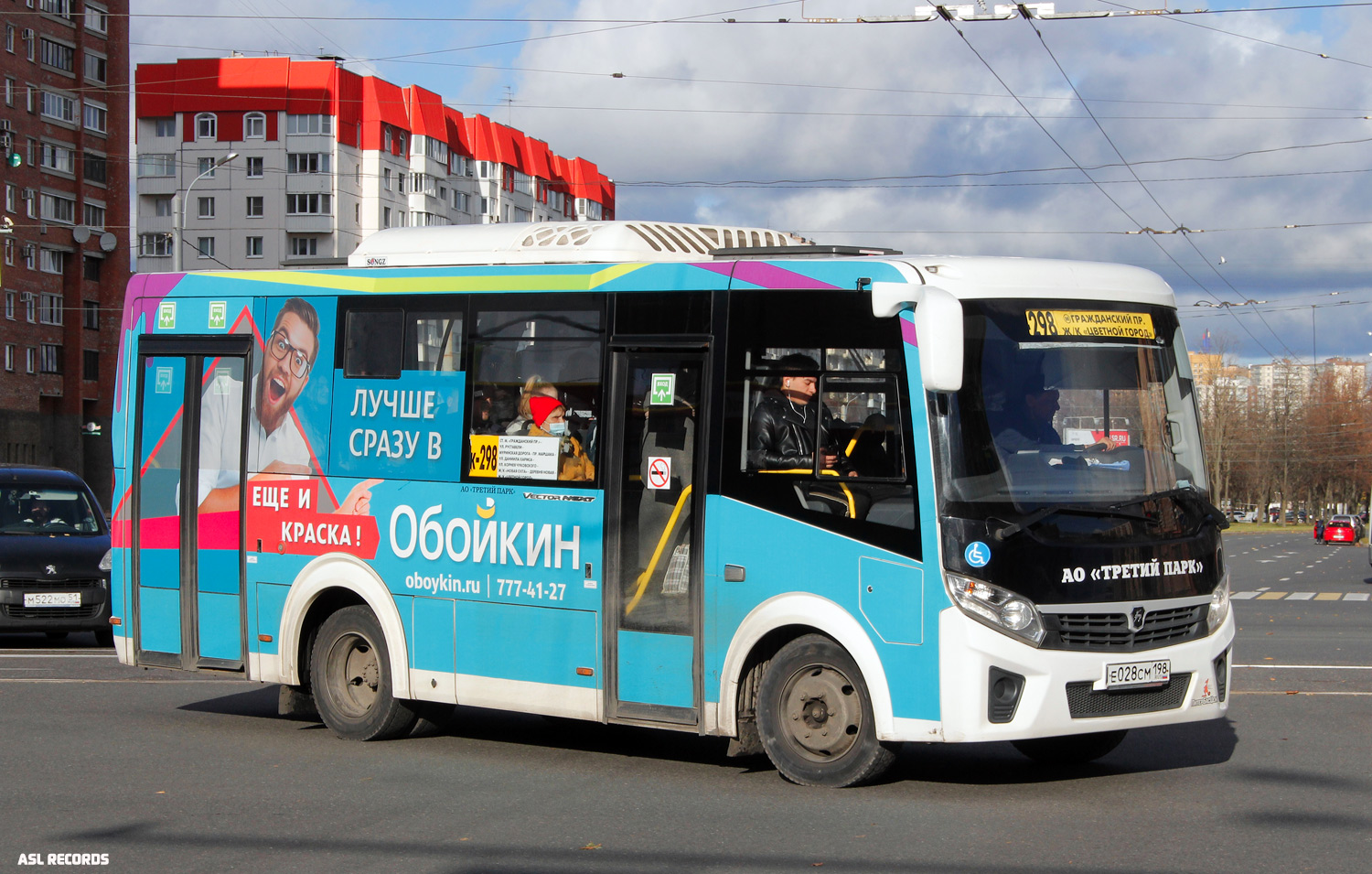 Санкт-Петербург, ПАЗ-320435-04 "Vector Next" № Е 028 СМ 198