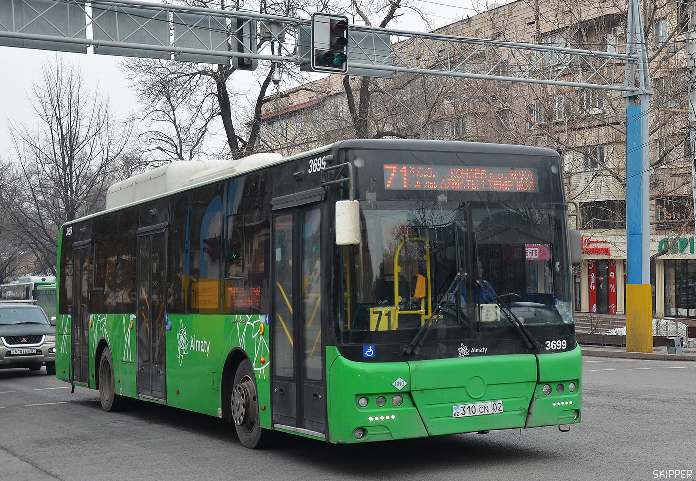 Алматы, Golden Dragon XML6125CN (Hyundai Trans Auto) № 3699