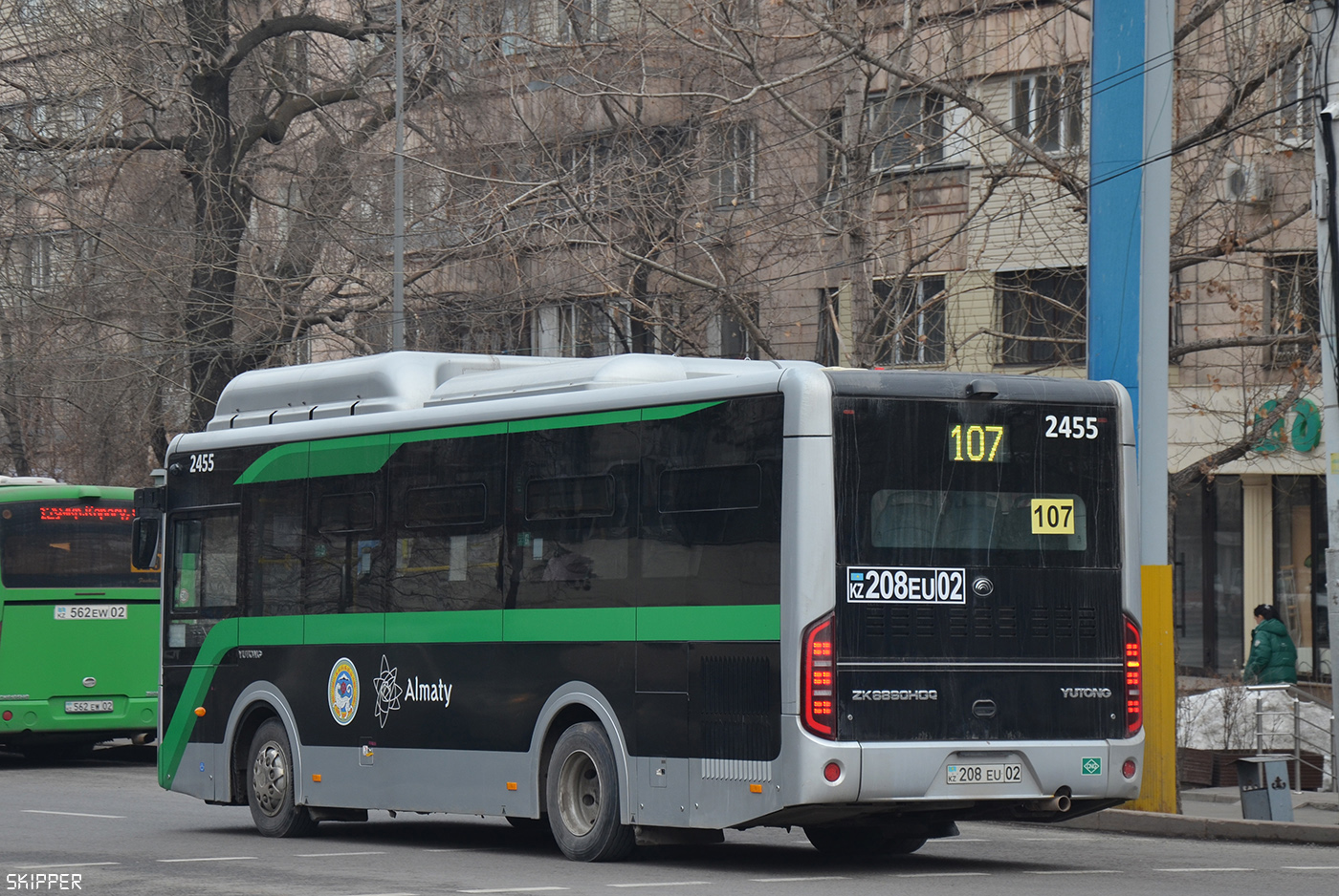 Ałmaty, Yutong ZK6890HGQ (QazTehna) Nr 2455