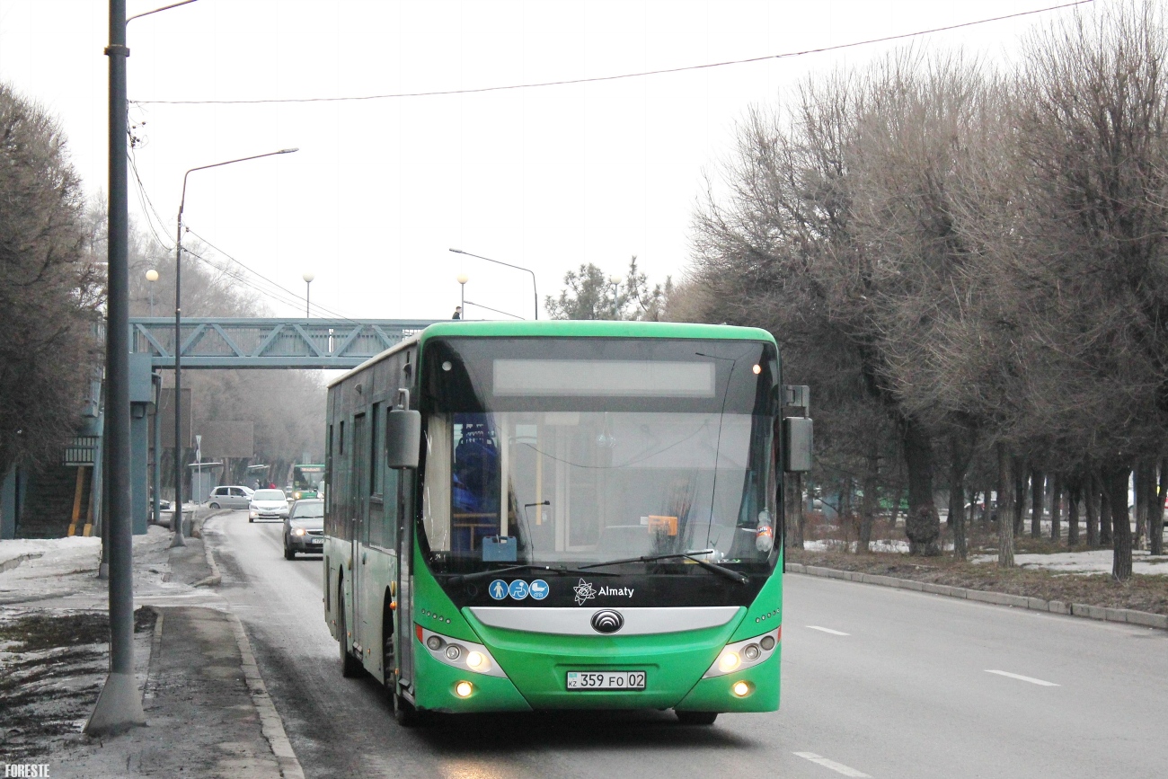 Алматы, Yutong ZK6118HGA (СарыаркаАвтоПром) № 359 FO 02