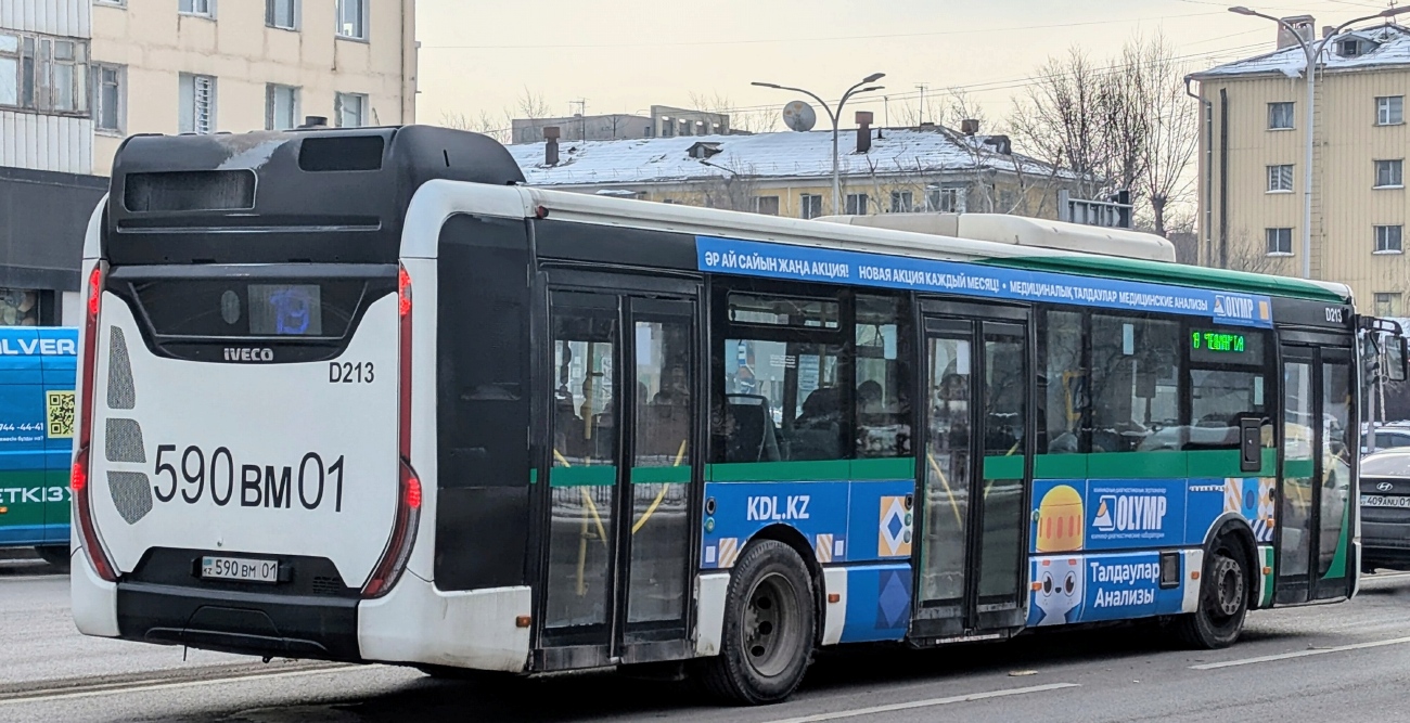 Астана, IVECO Urbanway 12M (СарыаркаАвтоПром) № D213