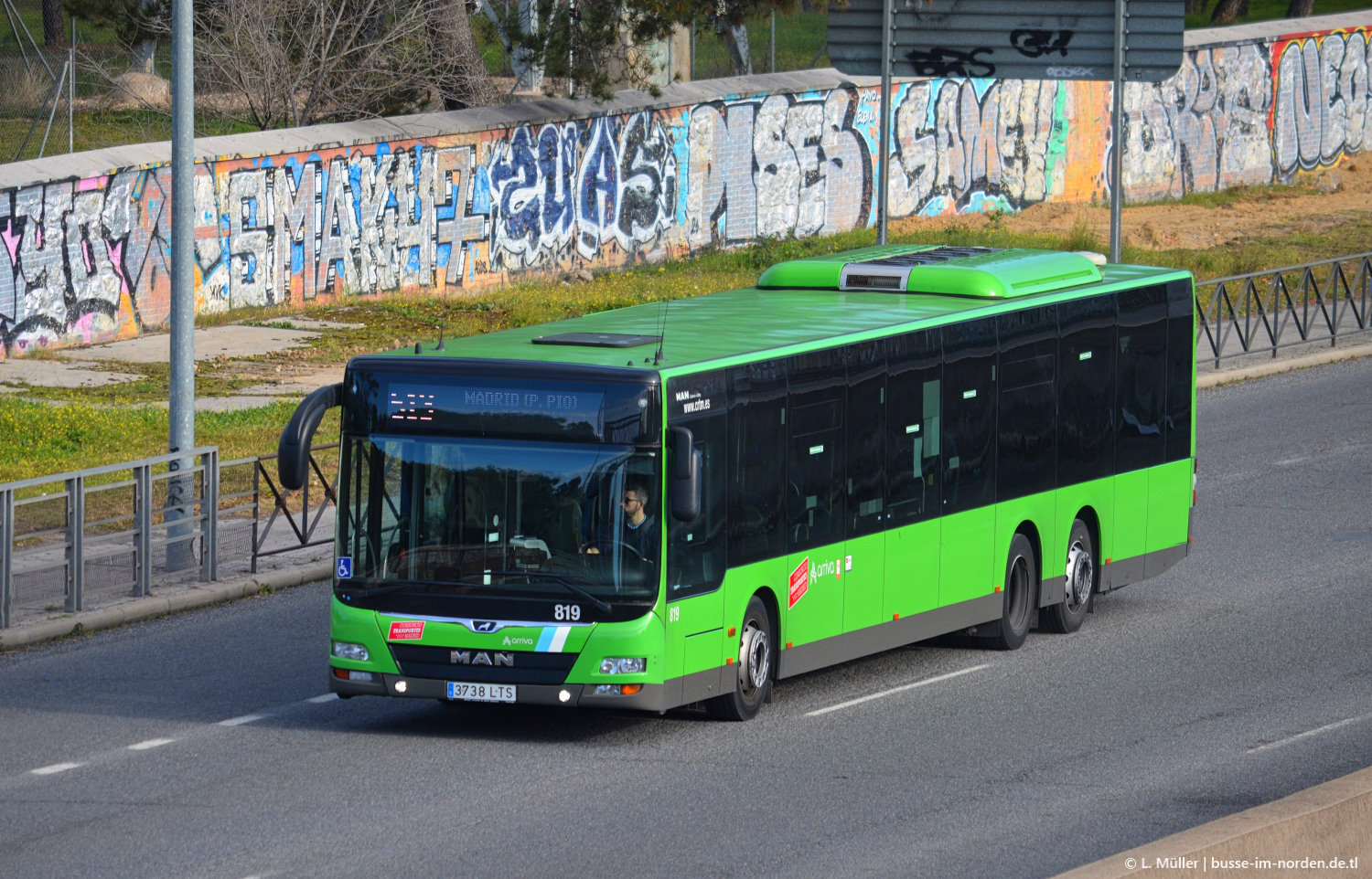 Испания, MAN A44 Lion's City L LE NL363-15 № 819