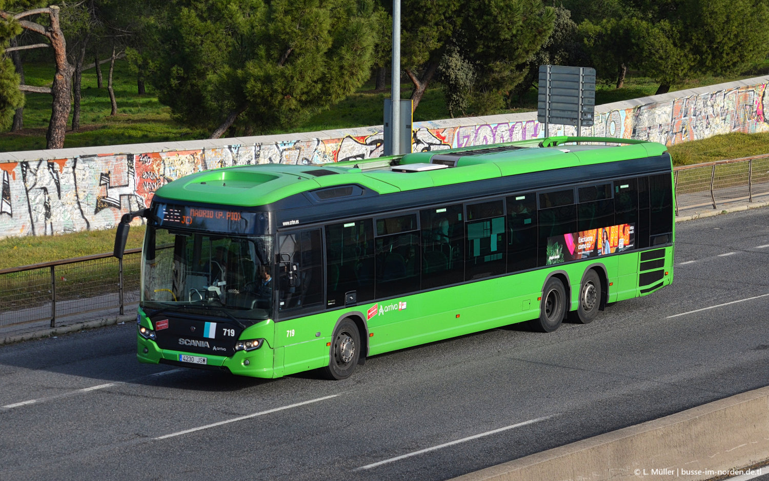 Испания, Scania Citywide LE № 719