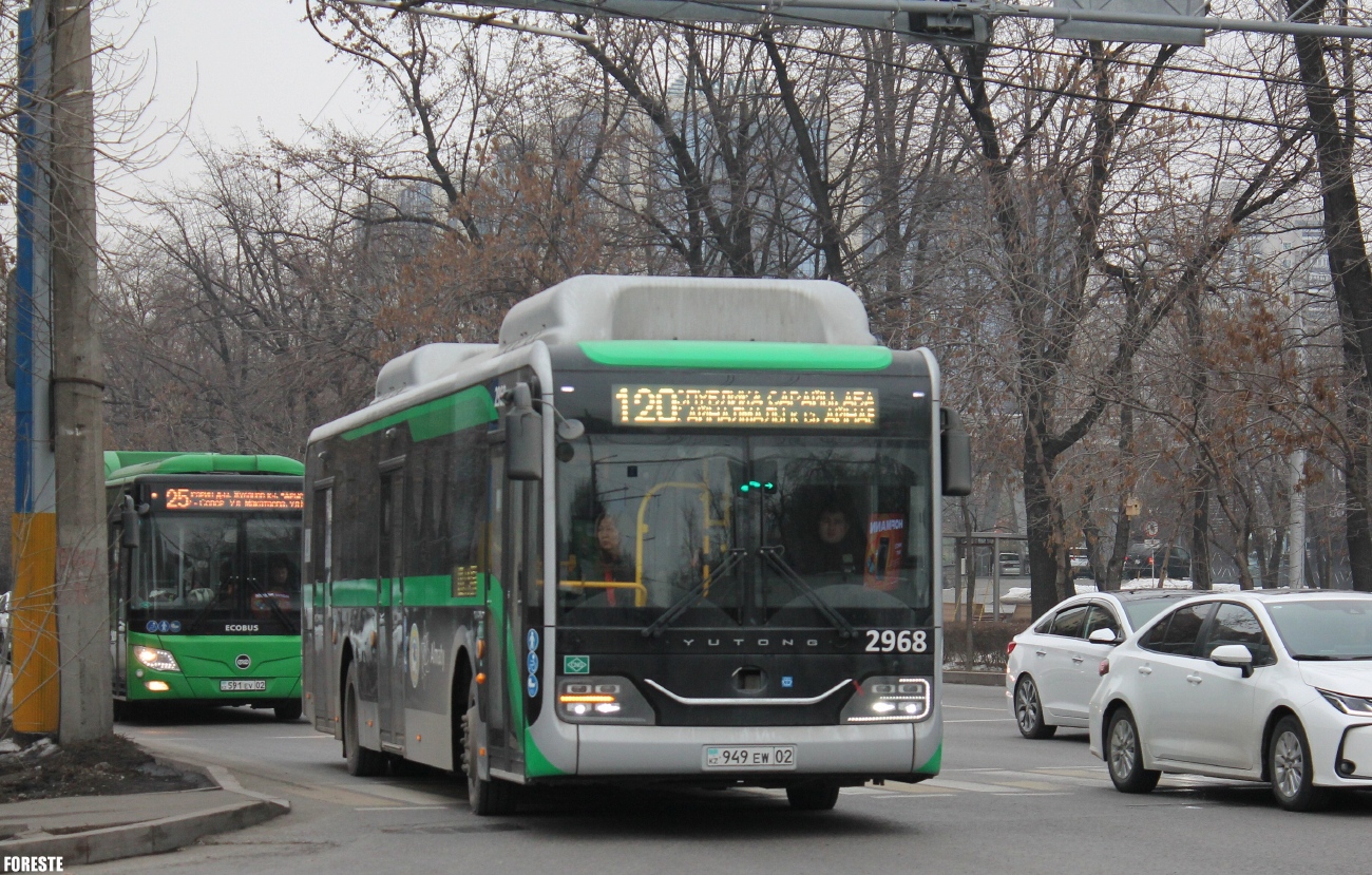 Алматы, Yutong ZK6126HG (QazTehna) № 2968