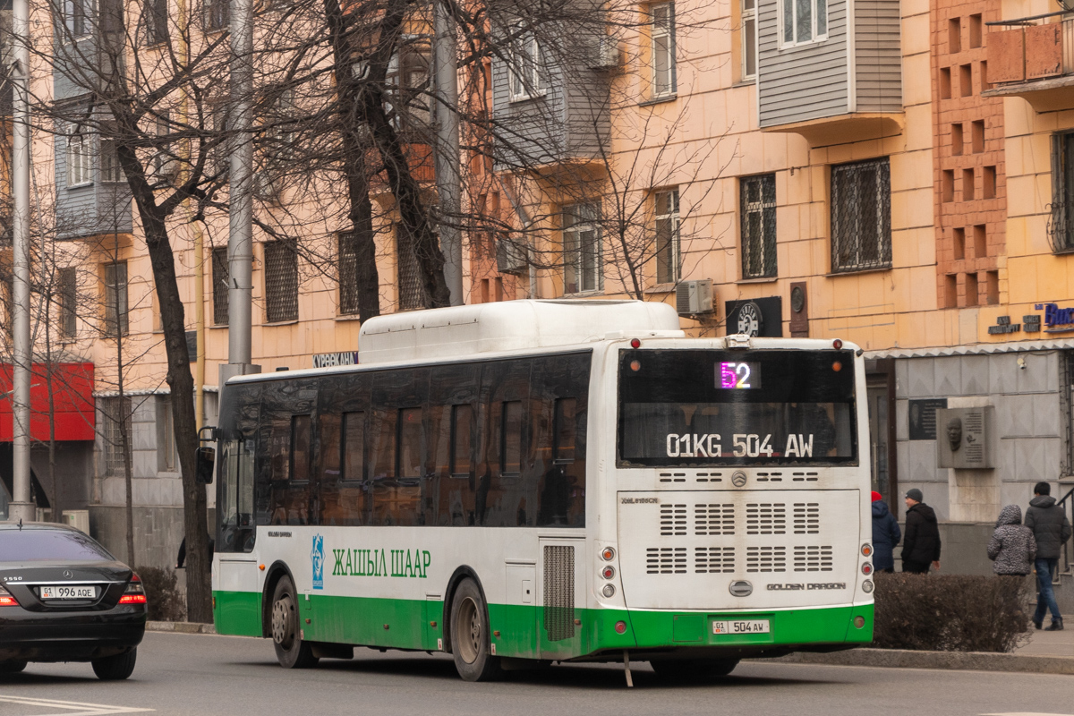 Кыргызстан, Golden Dragon XML6105CN № 01 504 AW