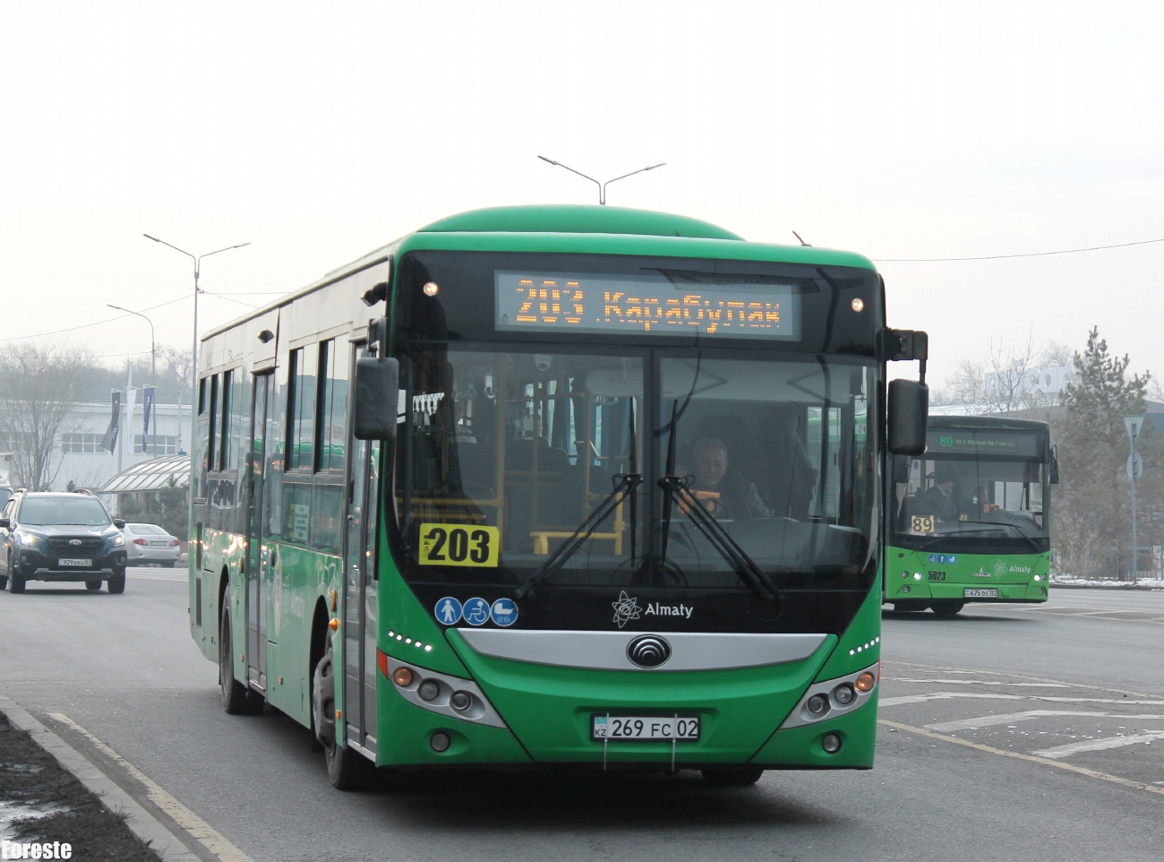 Алматы, Yutong ZK6118HGA (QazTehna) № 269 FC 02