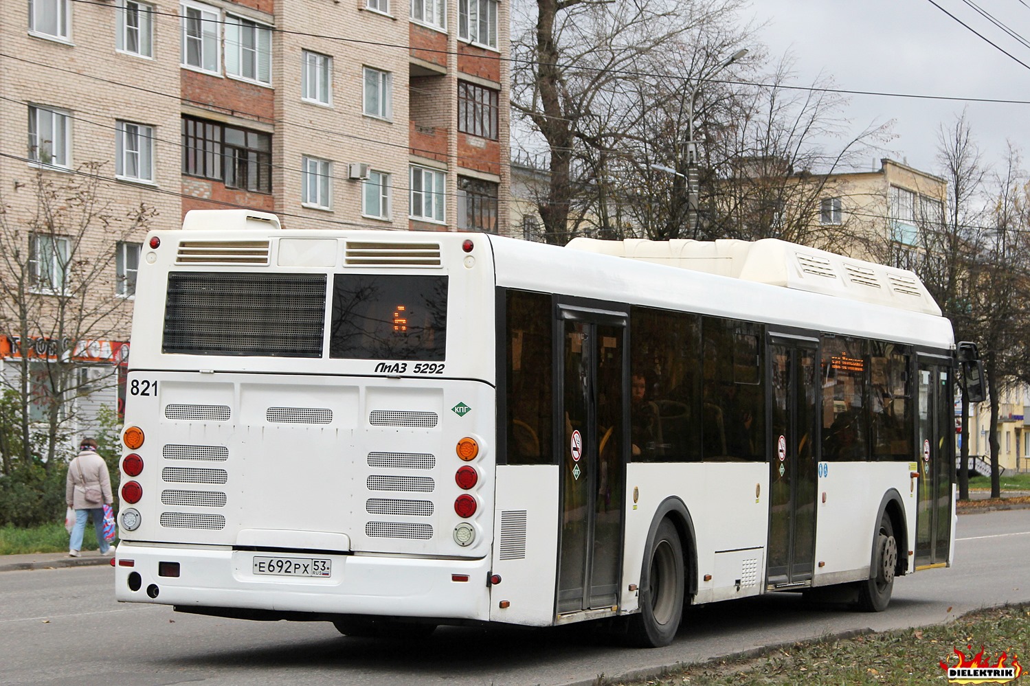 Новгородская область, ЛиАЗ-5292.67 (CNG) № 821