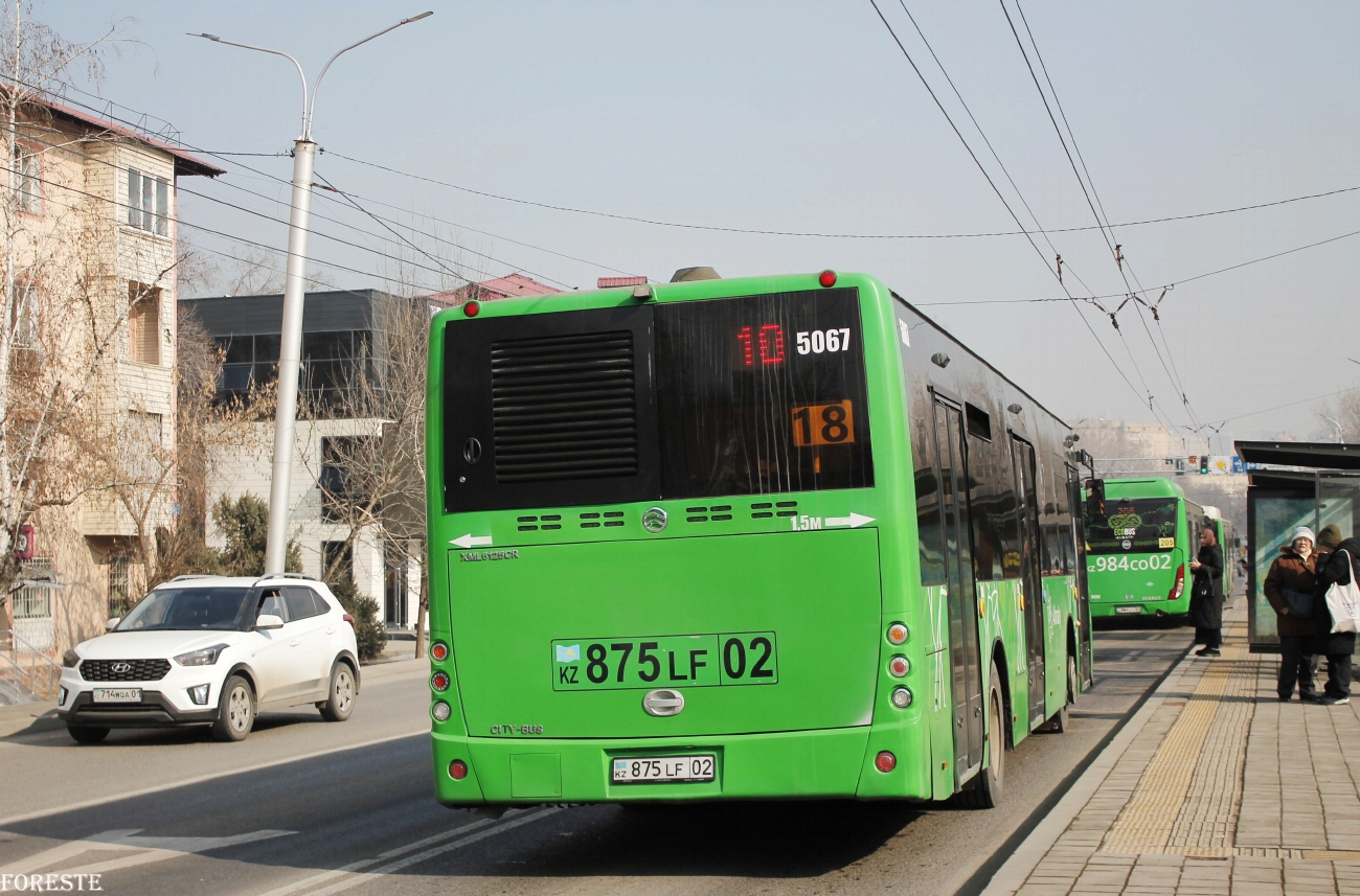Алматы, Golden Dragon XML6125CR № 5067