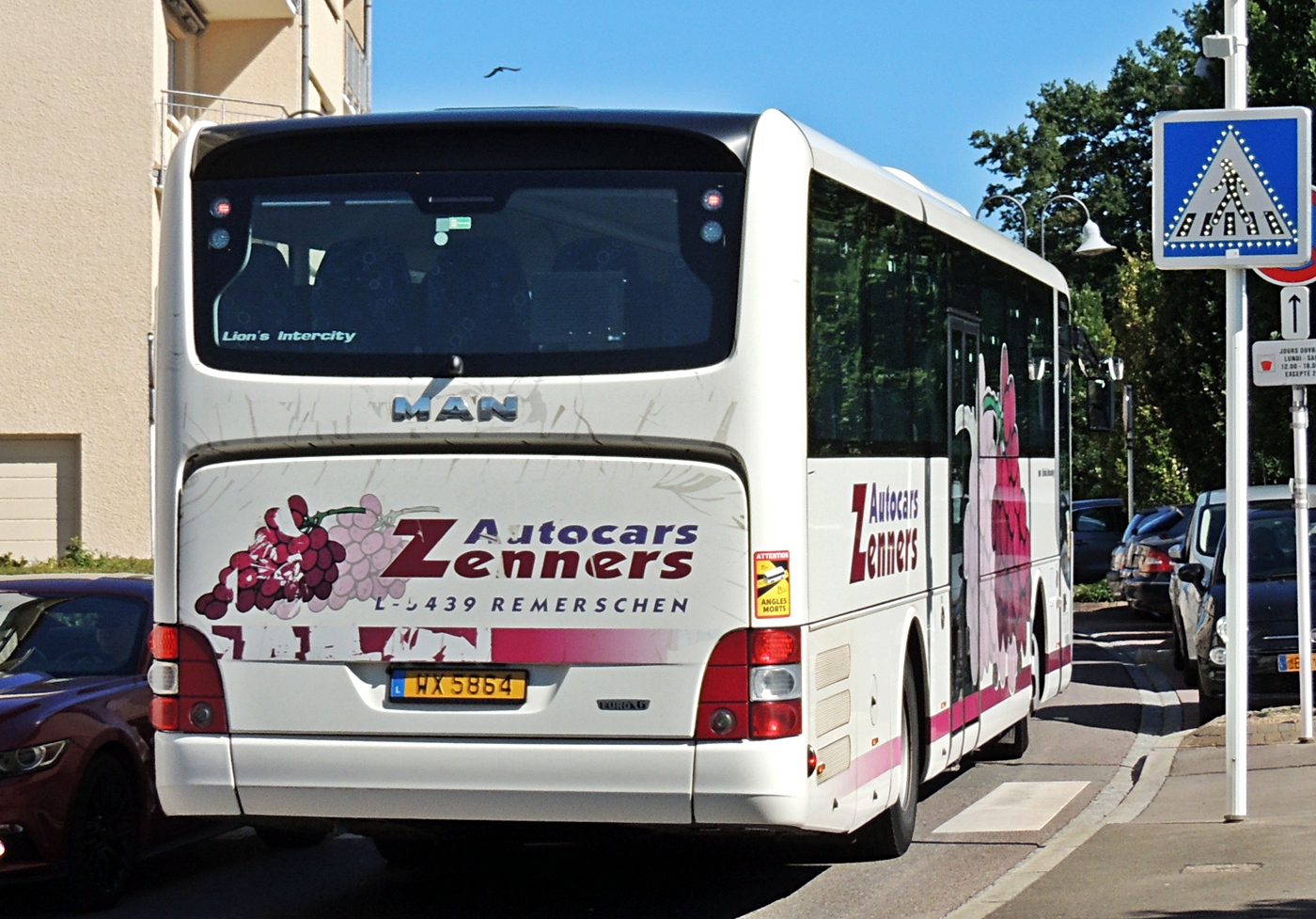 Люксембург, MAN R60 Lion's Intercity ÜL290 № WX 5864 Люксембург, MAN R60 Lion's Intercity ÜL290 № WX 5864