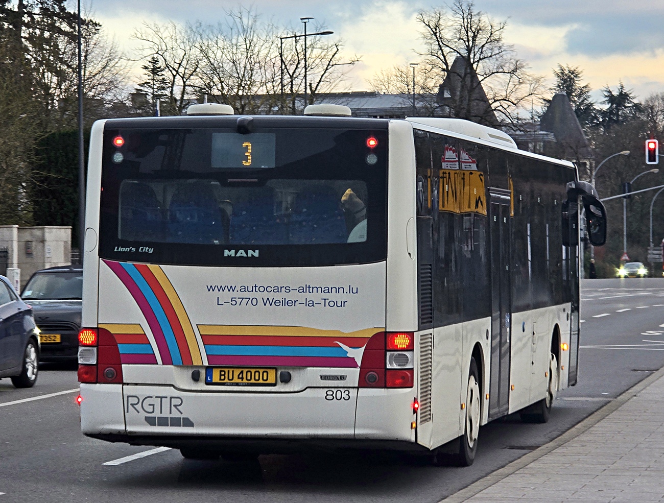 Люксембург, MAN A20 Lion's City Ü NÜ323 № 803