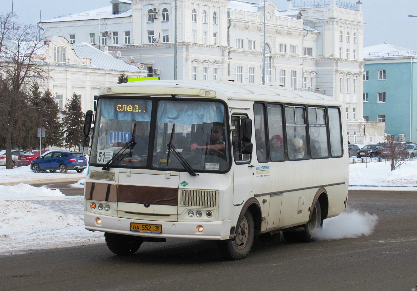 Удмуртия, ПАЗ-320540-02 № ОА 552 18