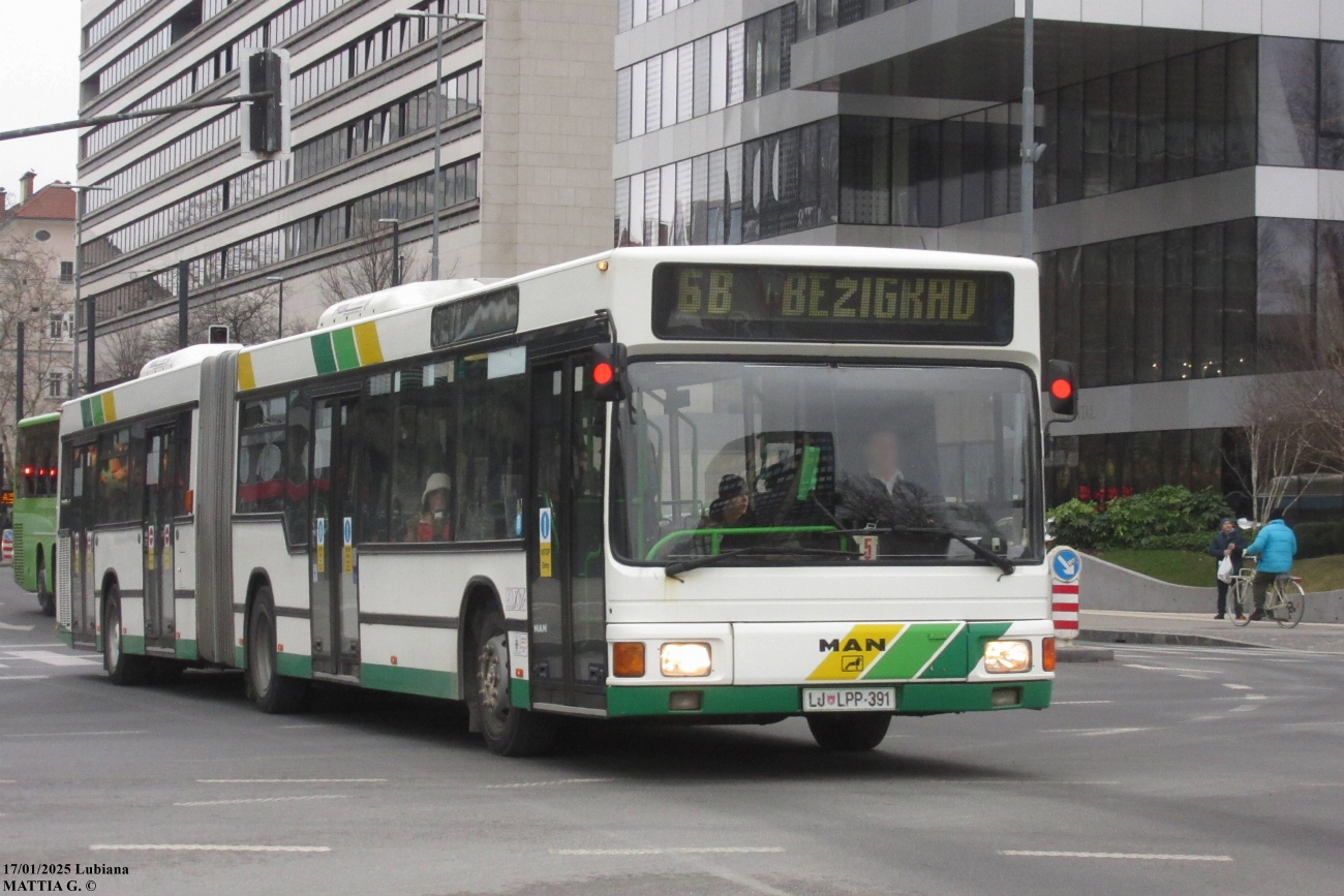 Словения, MAN A11 NG312 (Avtomontaža) № 391