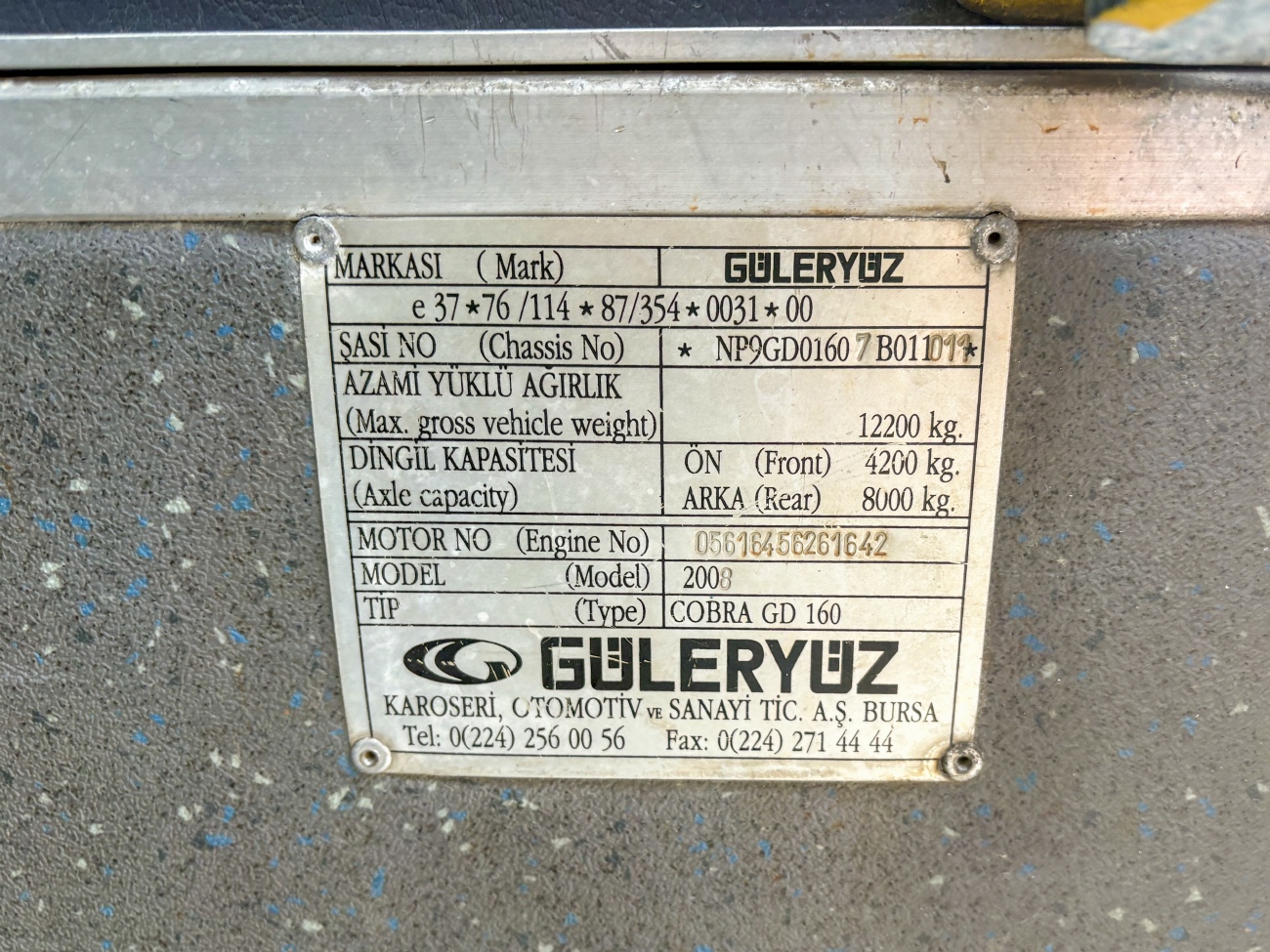 Турция, Güleryüz Cobra GM180LE № 32