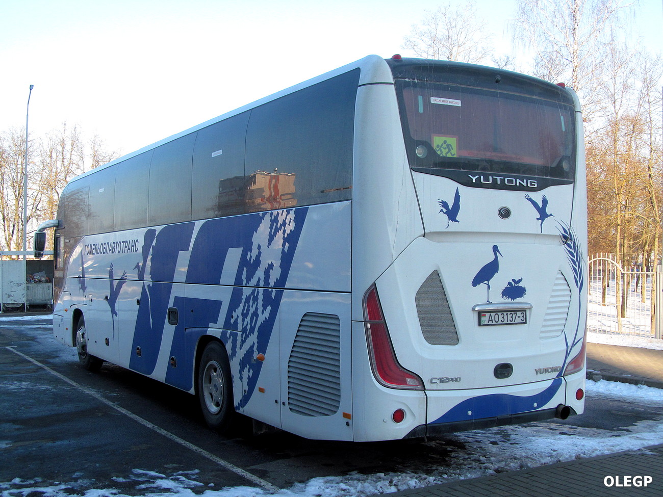 Гомельская область, Yutong C12PRO (ZK6128H) № АО 3137-3 Гомельская область, Yutong C12PRO (ZK6128H) № АО 3137-3