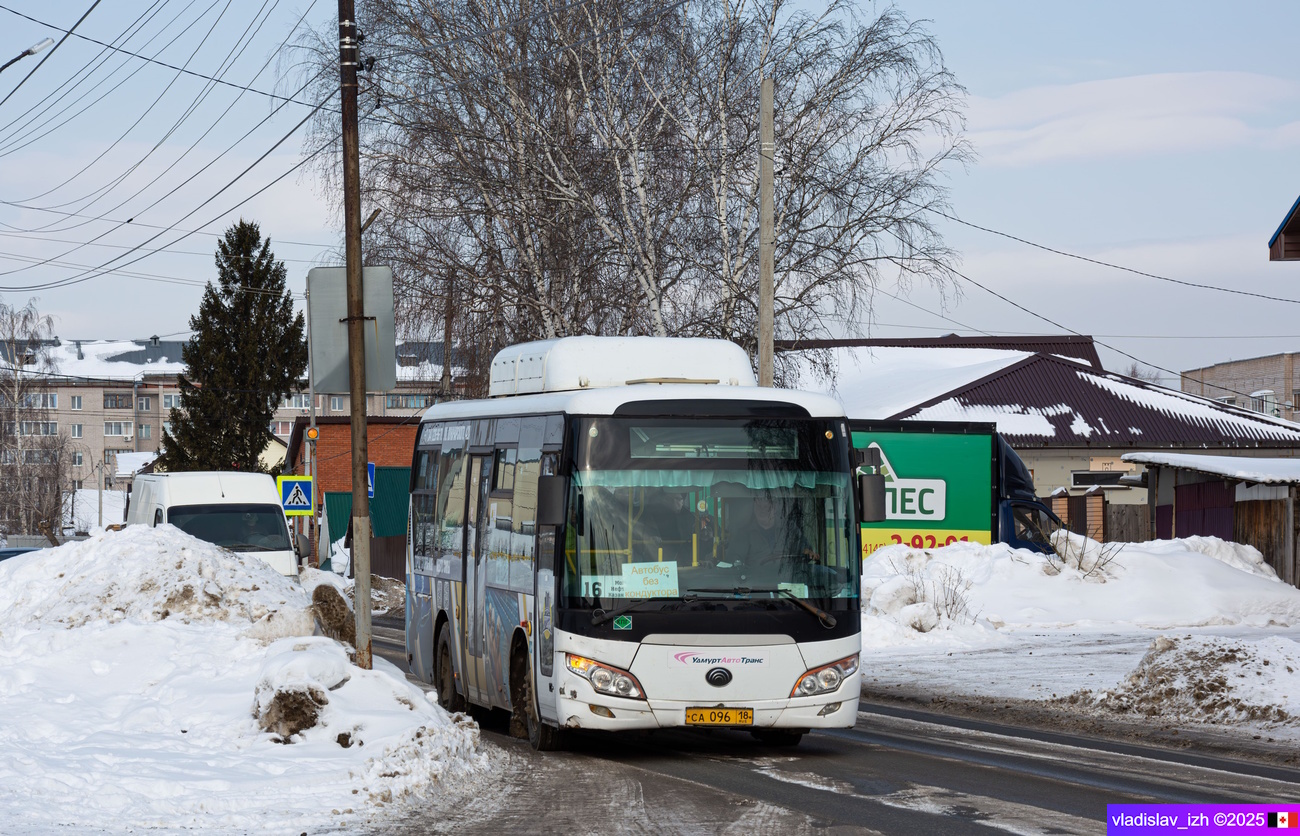 Удмуртия, Yutong ZK6852HG № СА 096 18