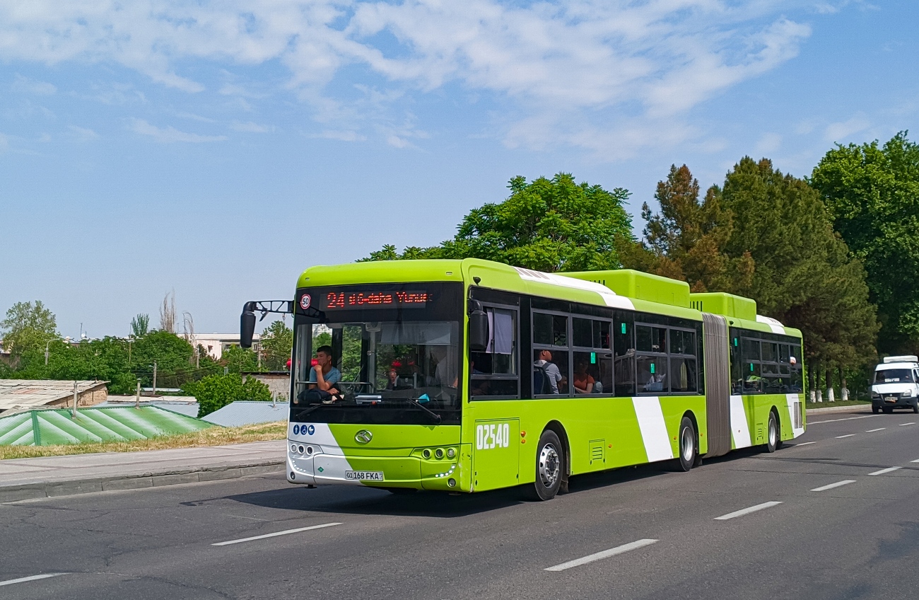 Узбекистан, King Long XMQ6180G № 02540