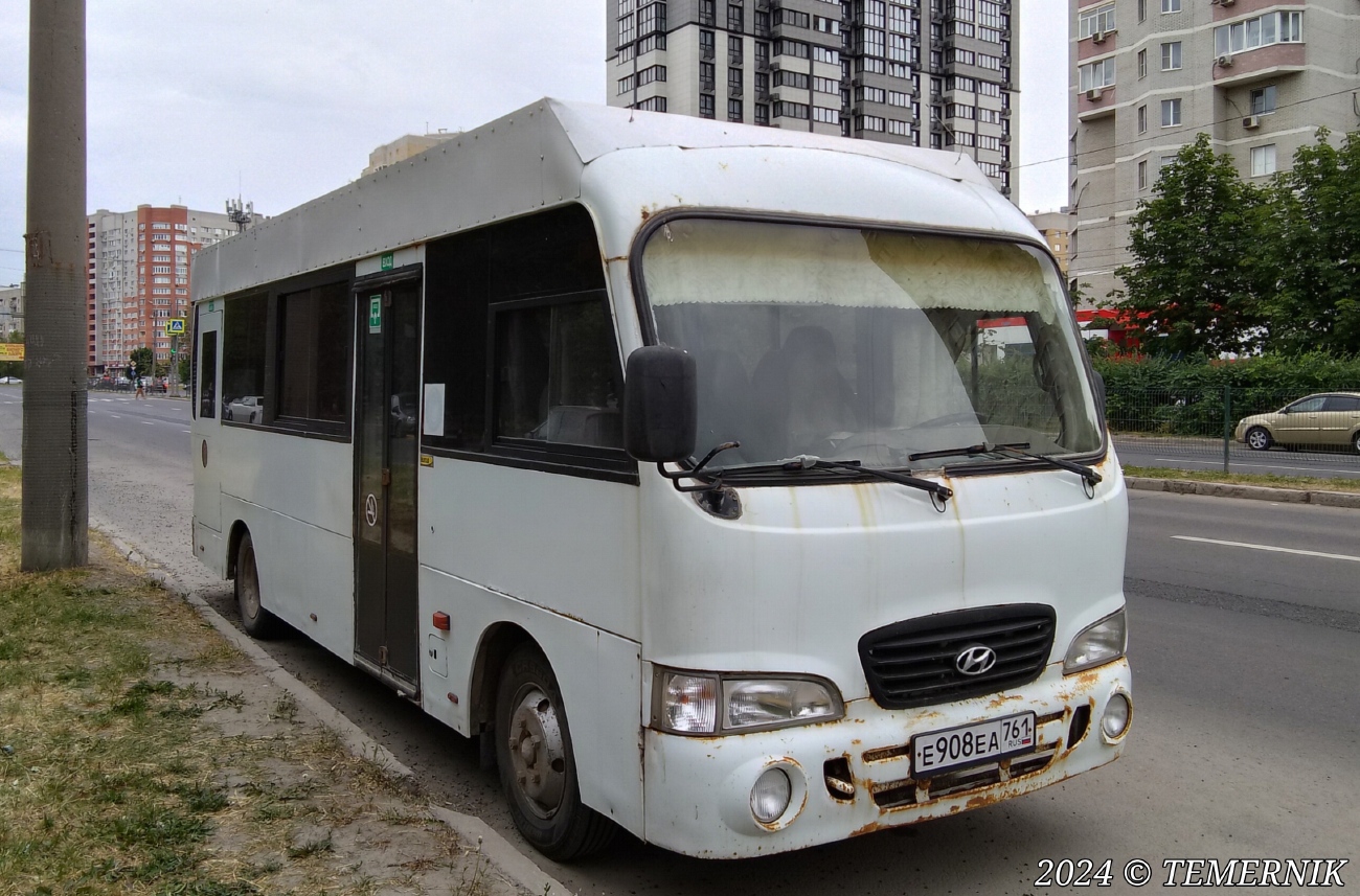 Ростовская область, Hyundai County LWB C11 (ТагАЗ) № Е 908 ЕА 761