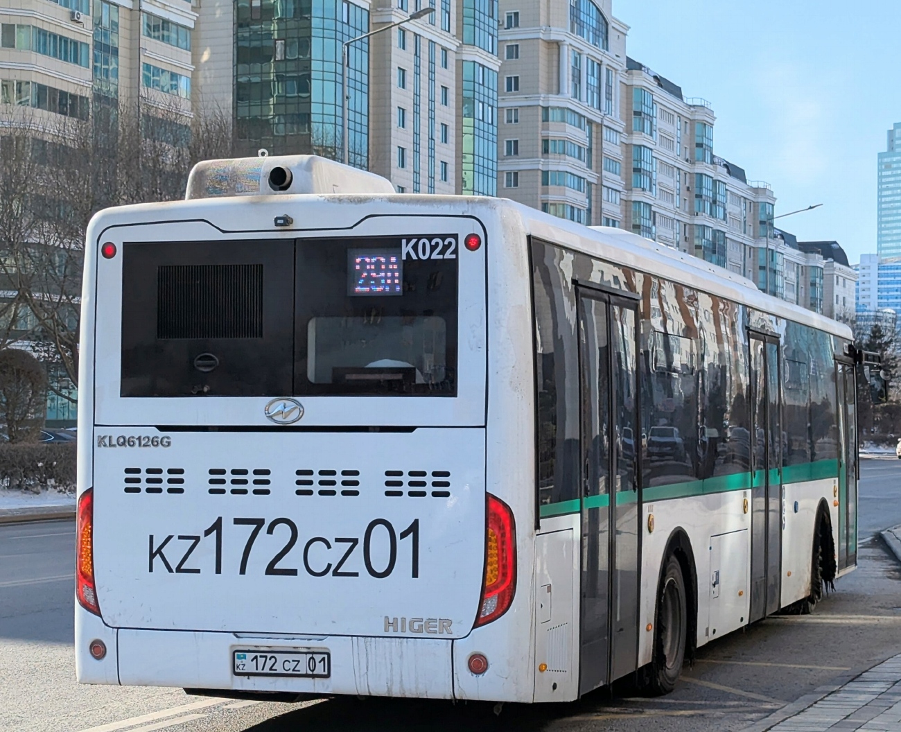 Астана, Higer KLQ6126G № K022
