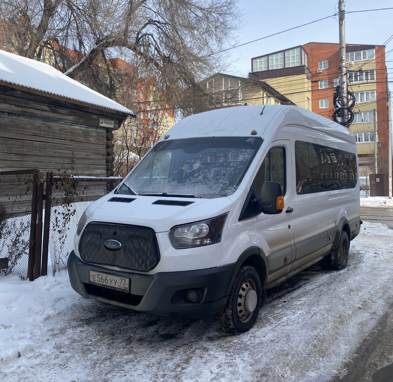 Ульяновская область, Ford Transit FBD [RUS] (Z6F.ESG.) № Е 566 УУ 73