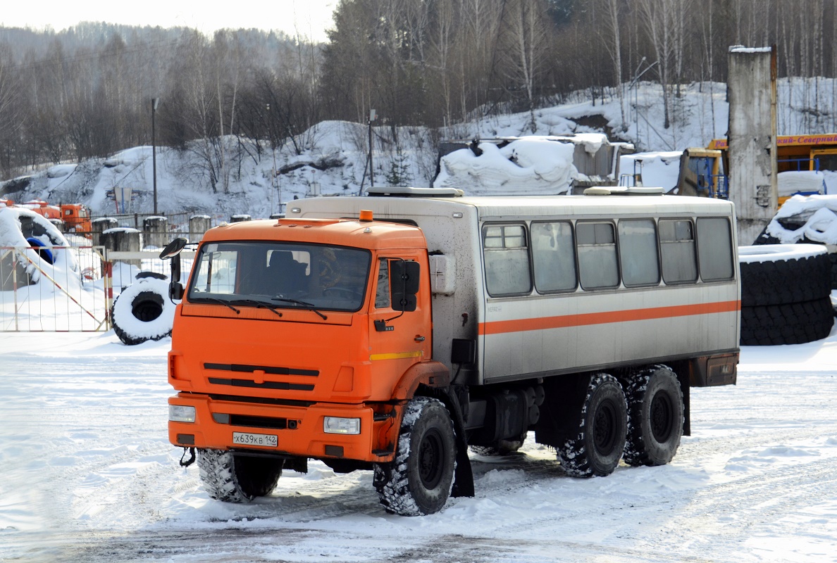 Кемеровская область - Кузбасс, НефАЗ-4208-34 № Х 639 КВ 142