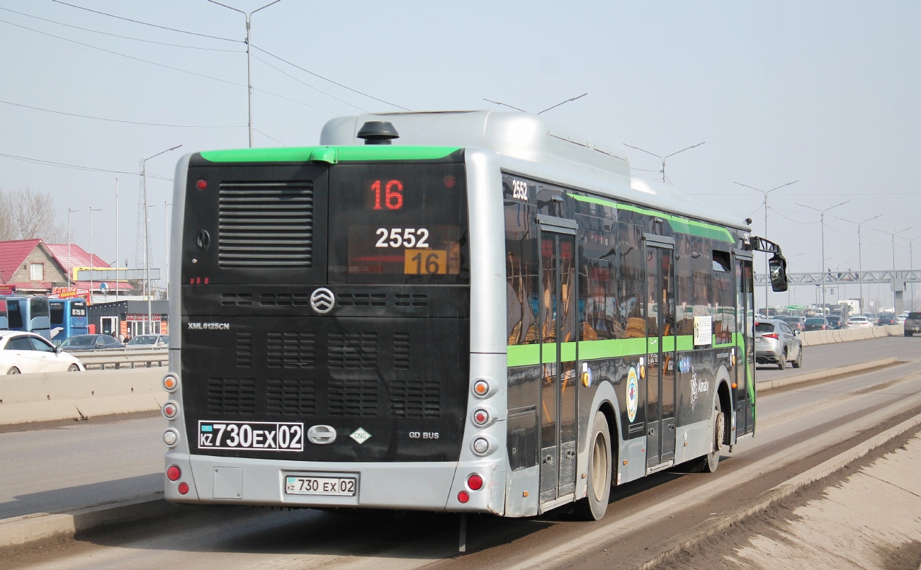 Алматы, Golden Dragon XML6125CN (Hyundai Trans Auto) № 2552