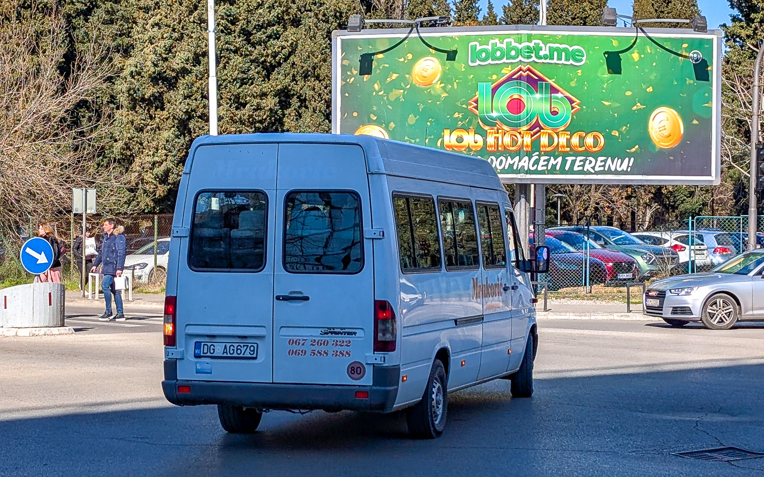 Черногория, Mercedes-Benz Sprinter W904 411CDI № DG AG679