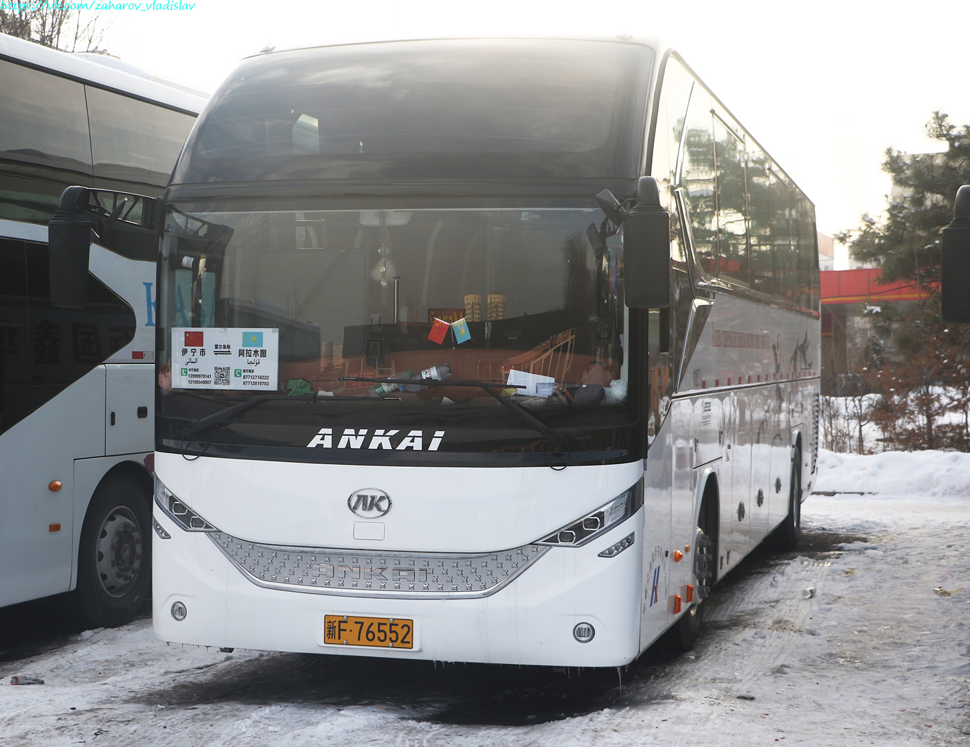 Китай, Ankai HFF6120K09D1E6 № 新F 76552