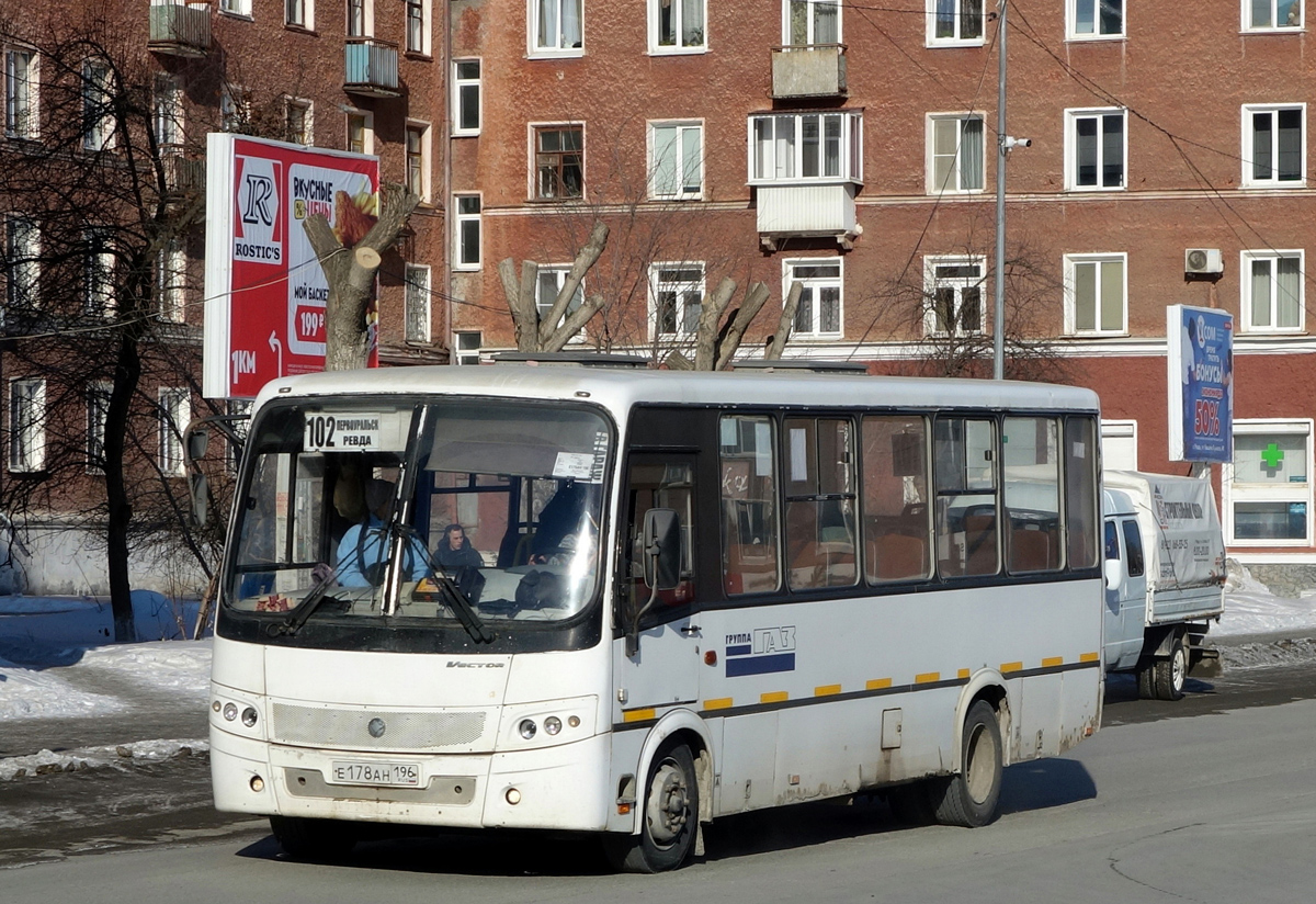 Свердловская область, ПАЗ-320412-05 "Вектор" № Е 178 АН 196