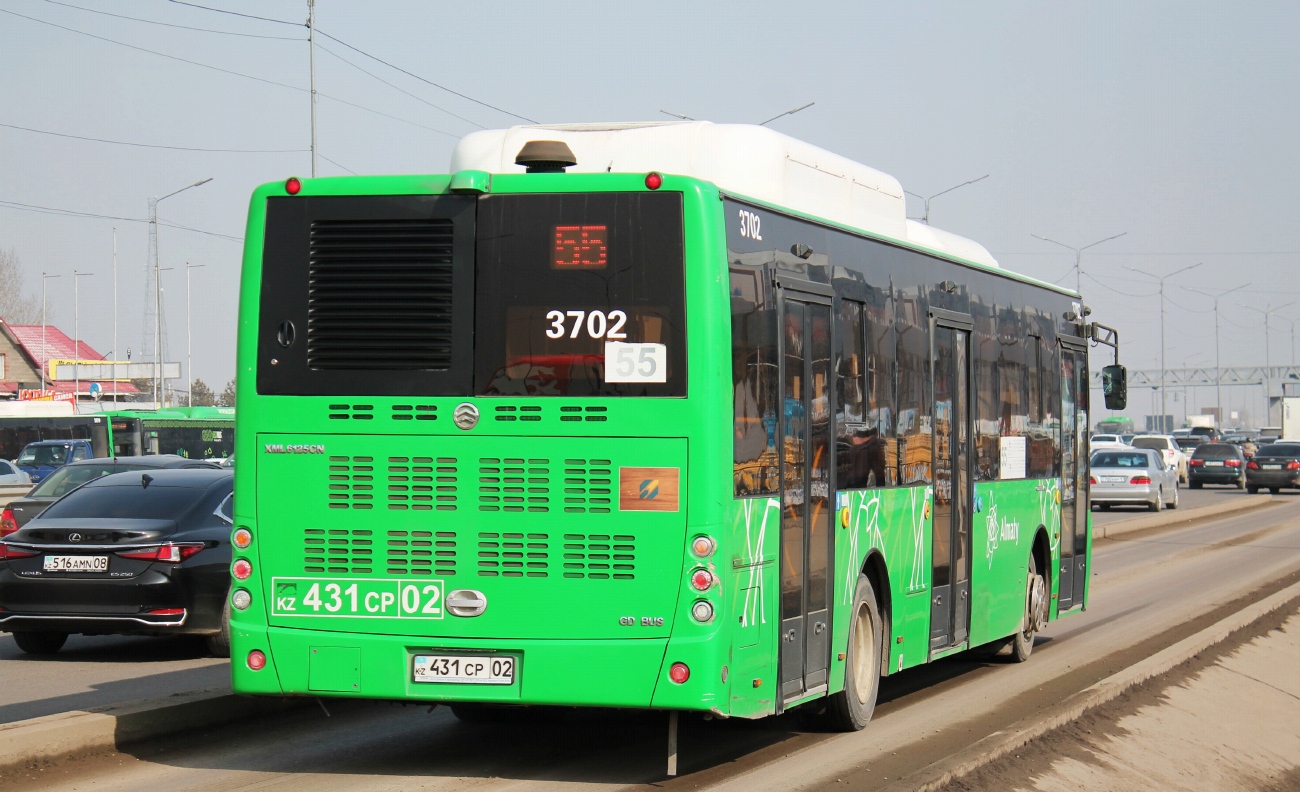 Алматы, Golden Dragon XML6125CN (Hyundai Trans Auto) № 3702