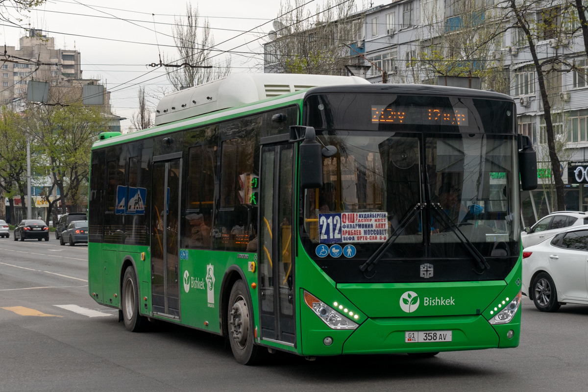 Кыргызстан, Zhong Tong LCK6105HGC Fashion № 01 358 AV
