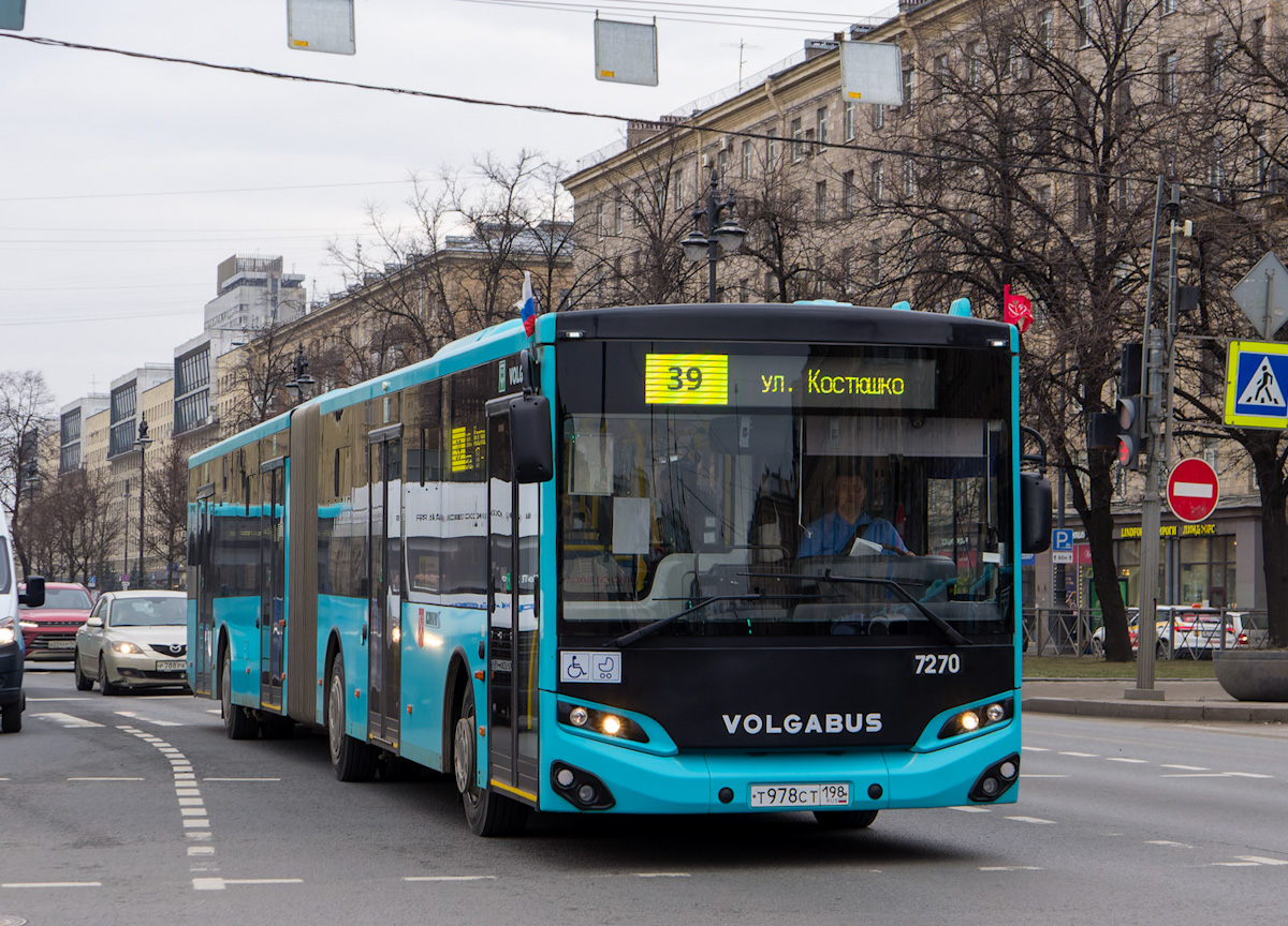 Санкт-Петербург, Volgabus-6271.02 № 7270
